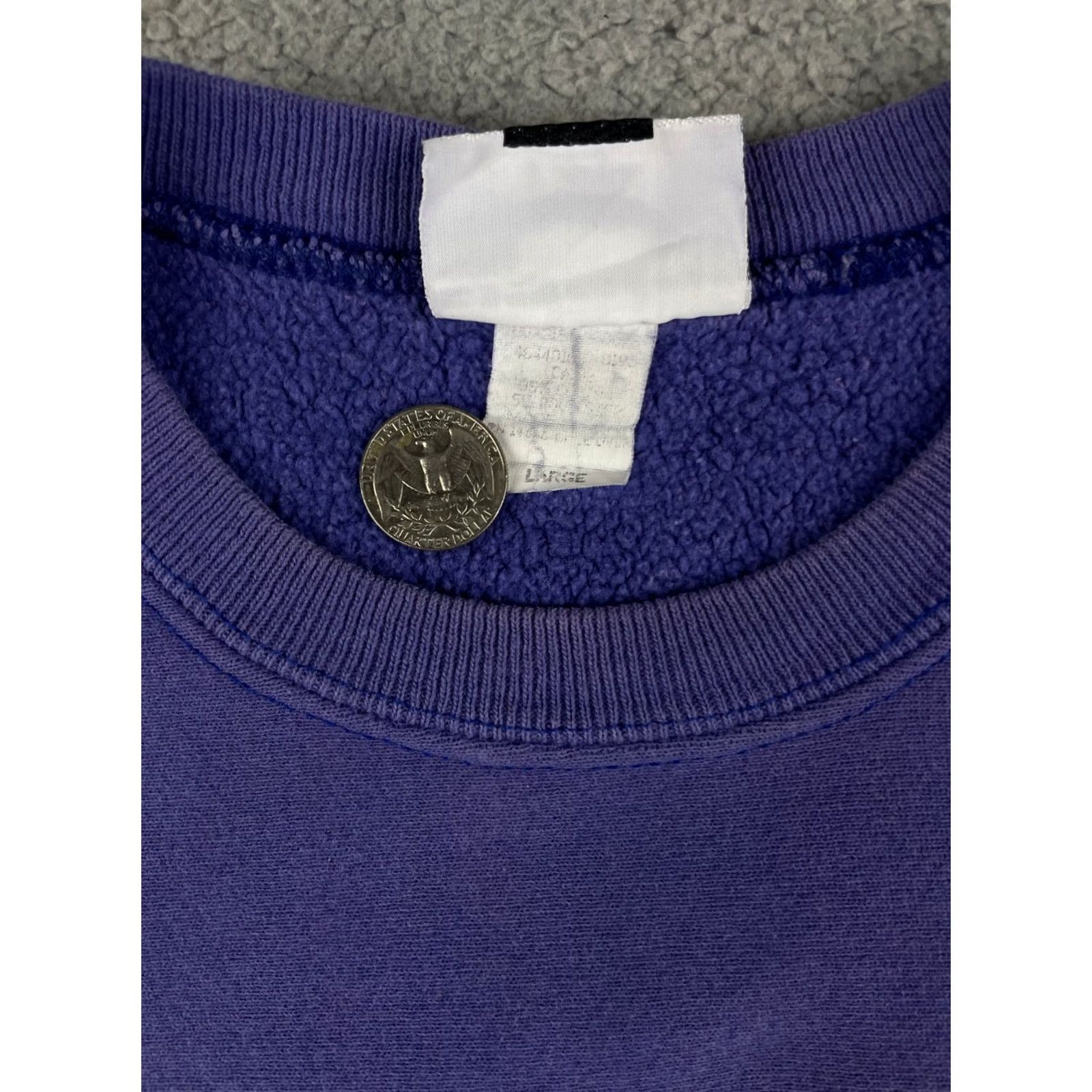 Lee Vintage Lee Sweatshirt Cross Grain Adult Large Purple USA L Crew Neck Pullover Graphic Print 90s Mens Size US L / EU 52-54 / 3 - 5 Thumbnail