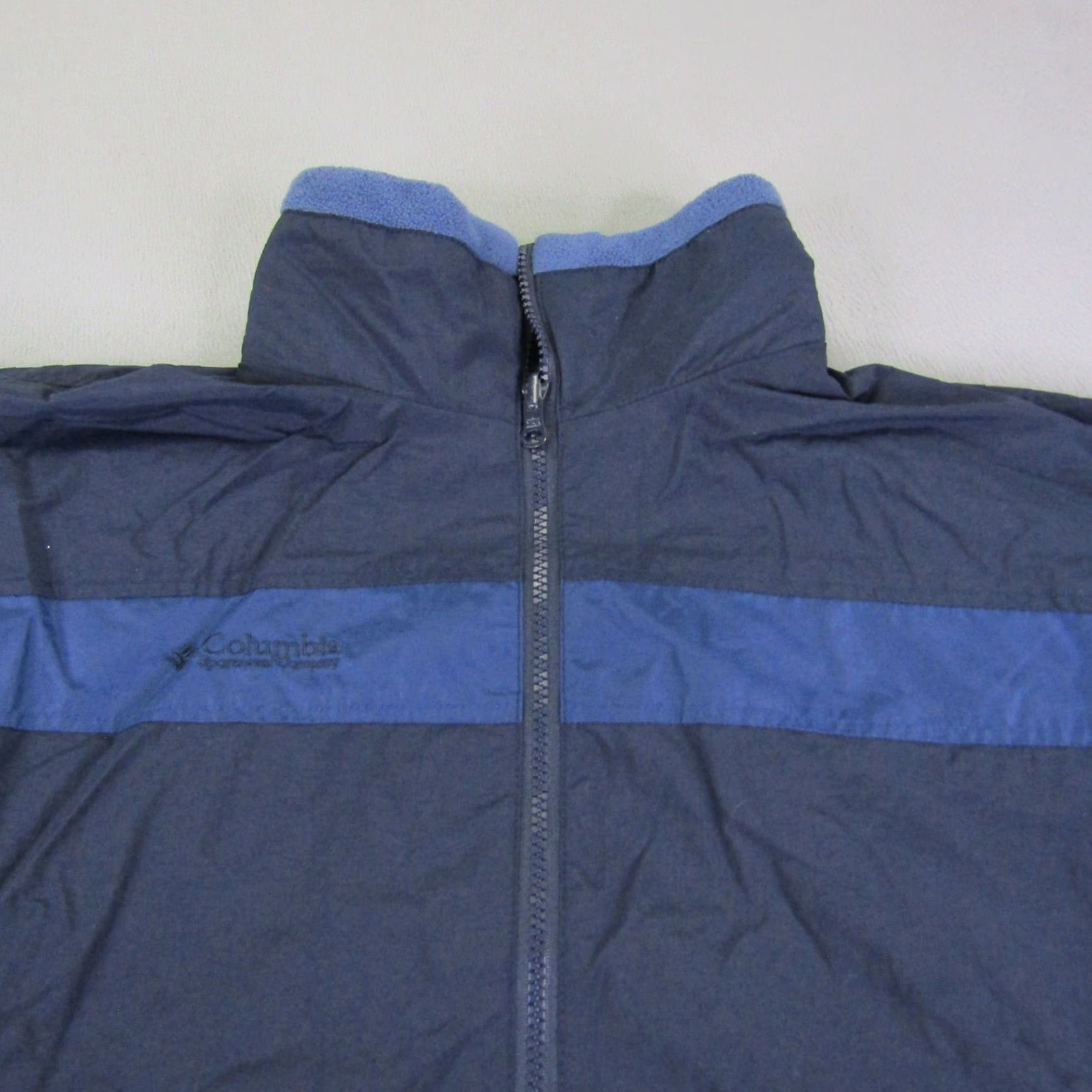Vintage VINTAGE Columbia Jacket Mens Large Blue Interchange Fleece Lined Zip Up Waterproof Coat Size US L / EU 52-54 / 3 - 2 Thumbnail