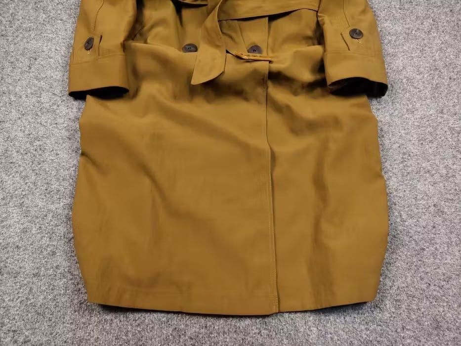 Christian Dior Monsieur Vintage 90's Christian Dior Yellow Gold Trench Coat Jacket Size M / US 6-8 / IT 42-44 - 10 Thumbnail