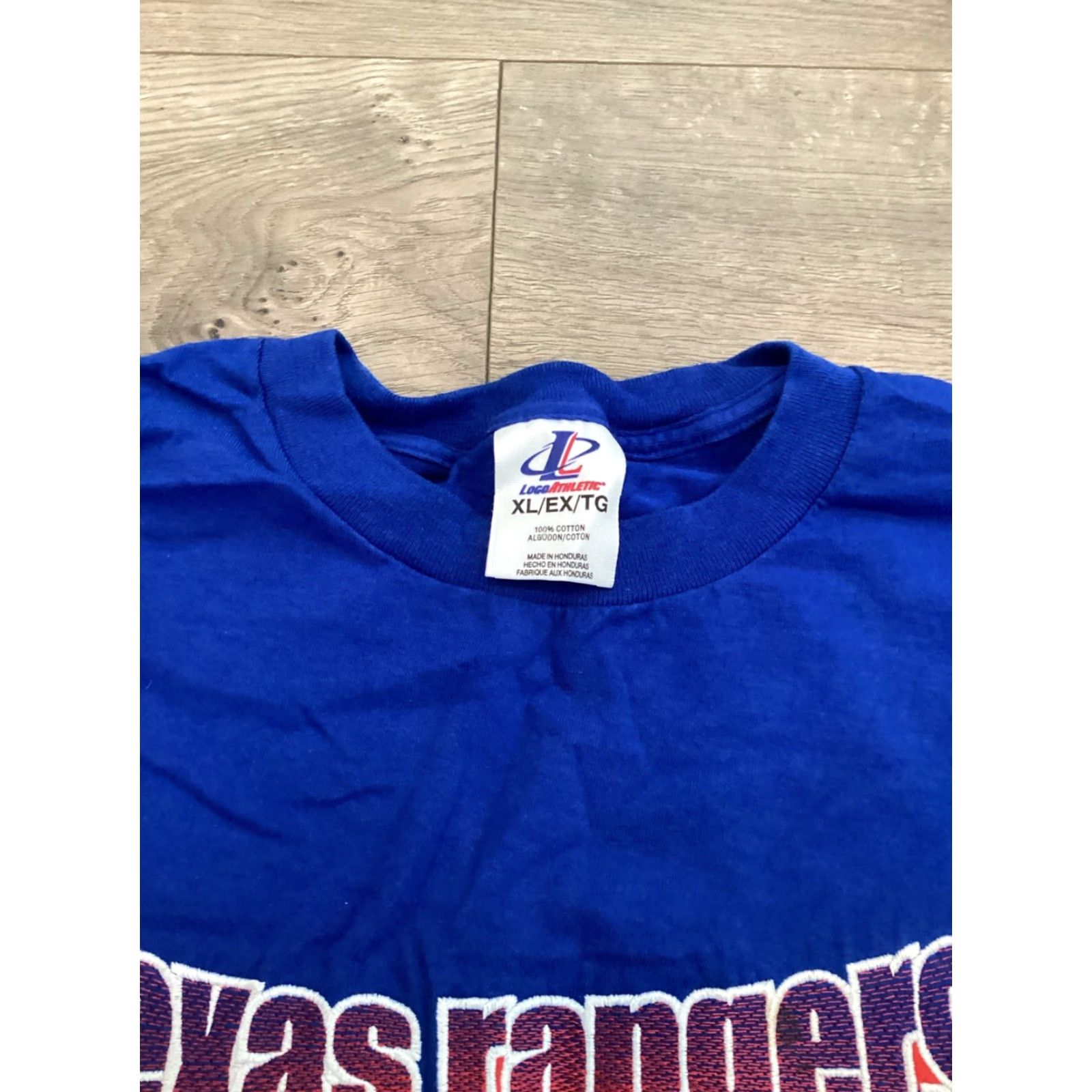 Logo Athletic VINTAGE Logo Athletic Texas Rangers Shirt XL Adult Short Sleeve Blue 90s 2001 Logo Tee T-Shirt Regular Fit Men Size US XL / EU 56 / 4 - 3 Thumbnail