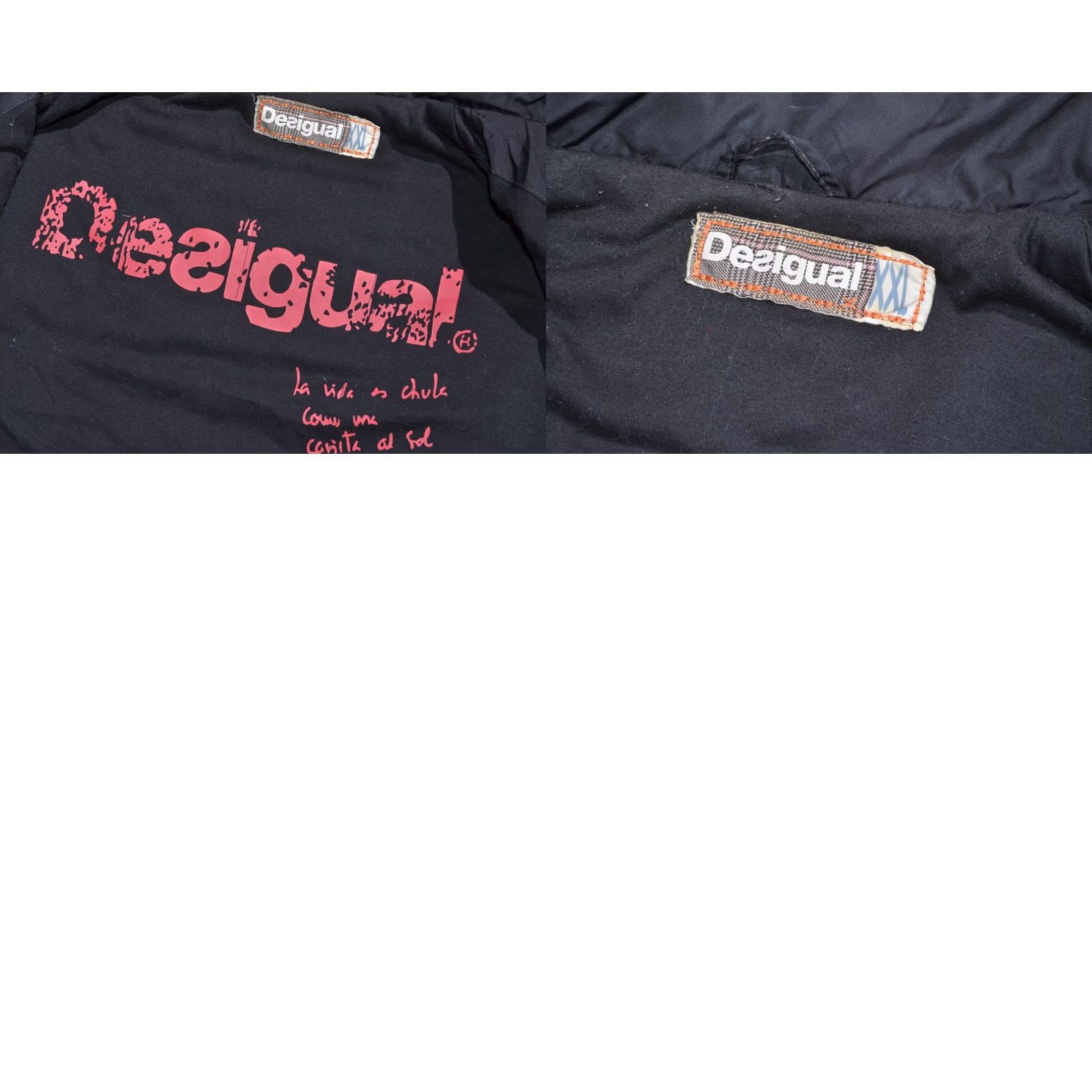 Desigual Desigual Jacket Black Multipocket Full Zip 2XL Mens Regular Size 2XL Overcoat Jacket Black Multipocket Full Zip Mens 2XL Size US XXL / EU 58 / 5 - 8 Thumbnail