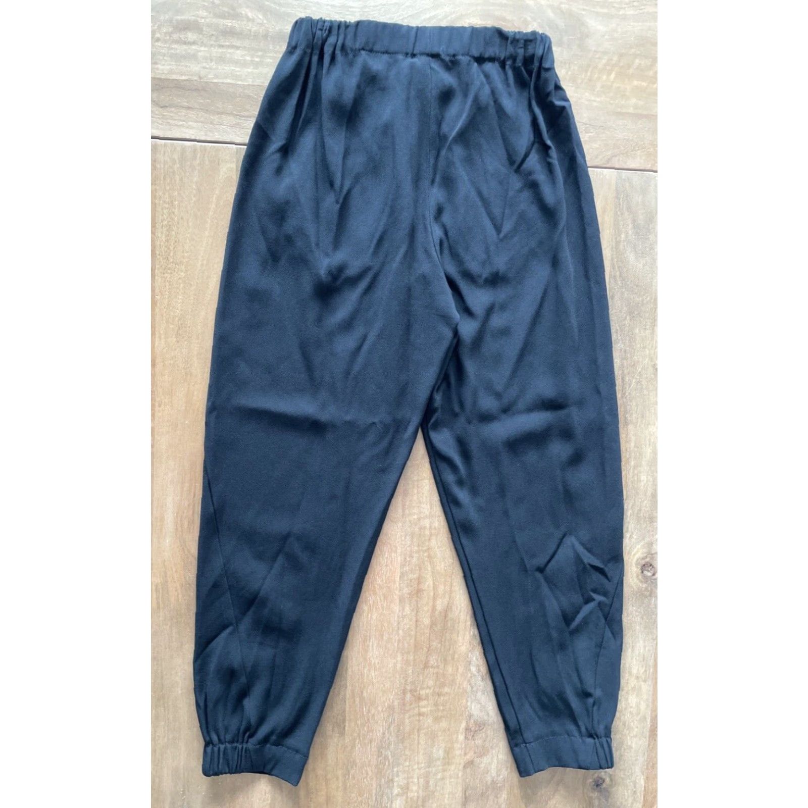 Aritzia Aritzia Babaton Dexter Black Dress Pants Womens 2XS Office Career Tapered Pockets Crepe Pull On Size 24" / US 00 / IT 34 - 2 Thumbnail