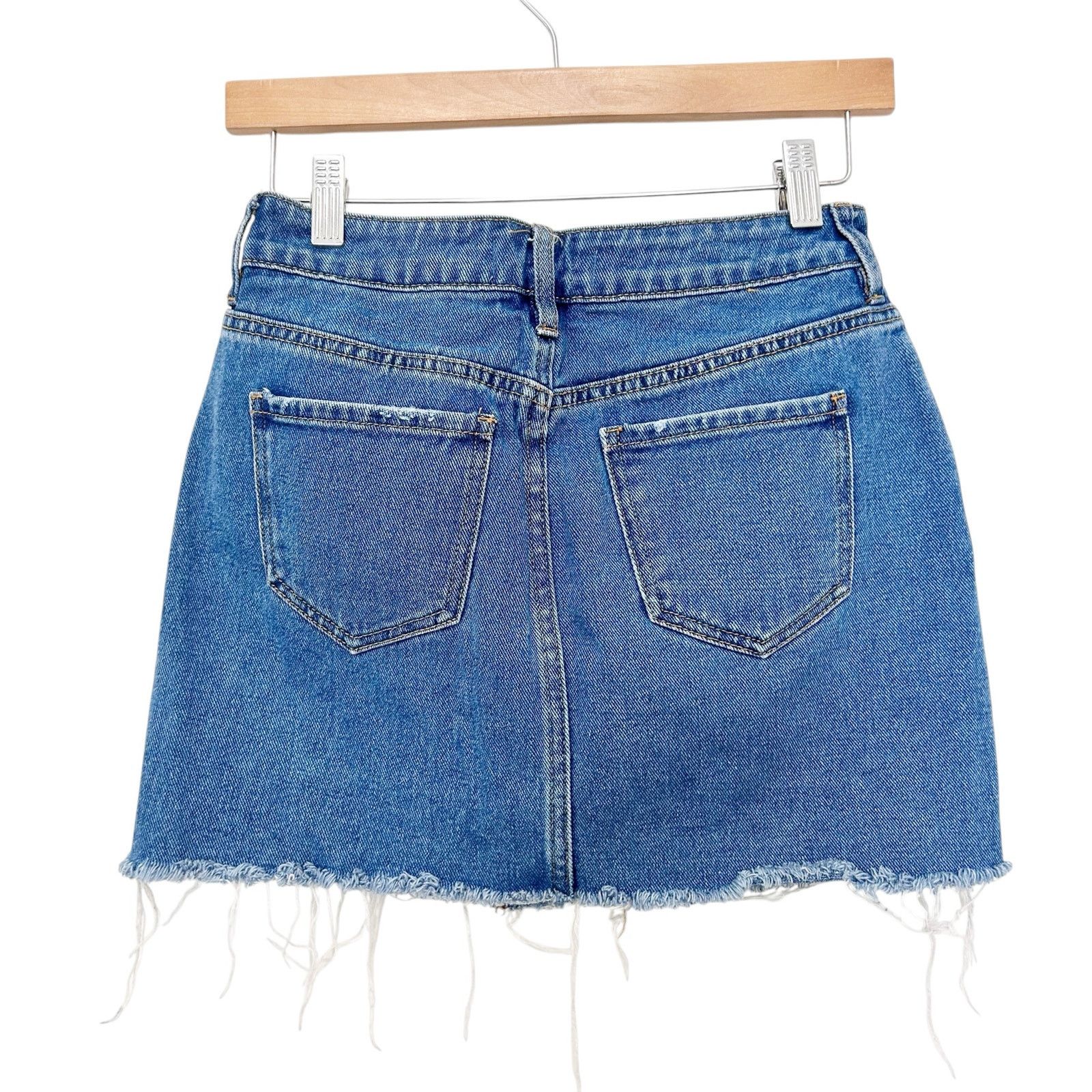 Pacsun PacSun Denim Jean Mini Skirt Sz 25 Size 25" / US 0 / IT 36 - 4 Thumbnail