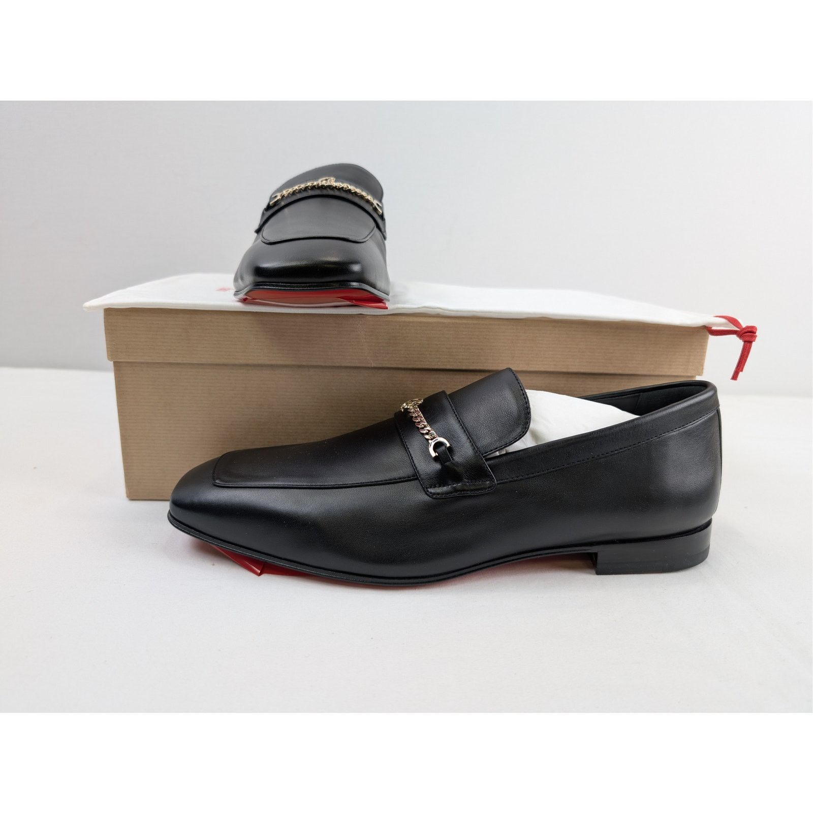 Christian Louboutin o1rshd1 MJ Moc Uomo Flat Shoe Boots in Black Size US 11 / EU 44 - 20 Thumbnail