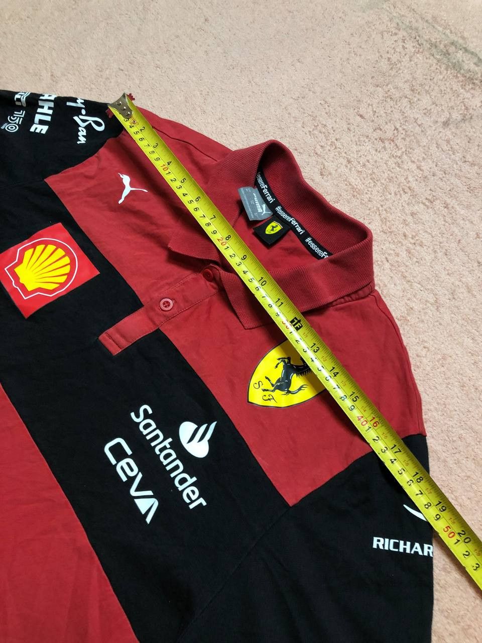 Ferrari × Puma Puma x Ferrari Racing Team Men's Polo Shirt Jersey Size US XL / EU 56 / 4 - 19 Thumbnail