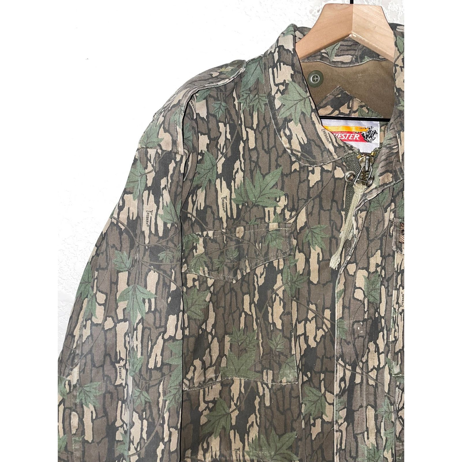 Winchester Vintage Winchester Lined Hunting Camo Jacket VTG Hunt Rebark Size US XL / EU 56 / 4 - 2 Thumbnail