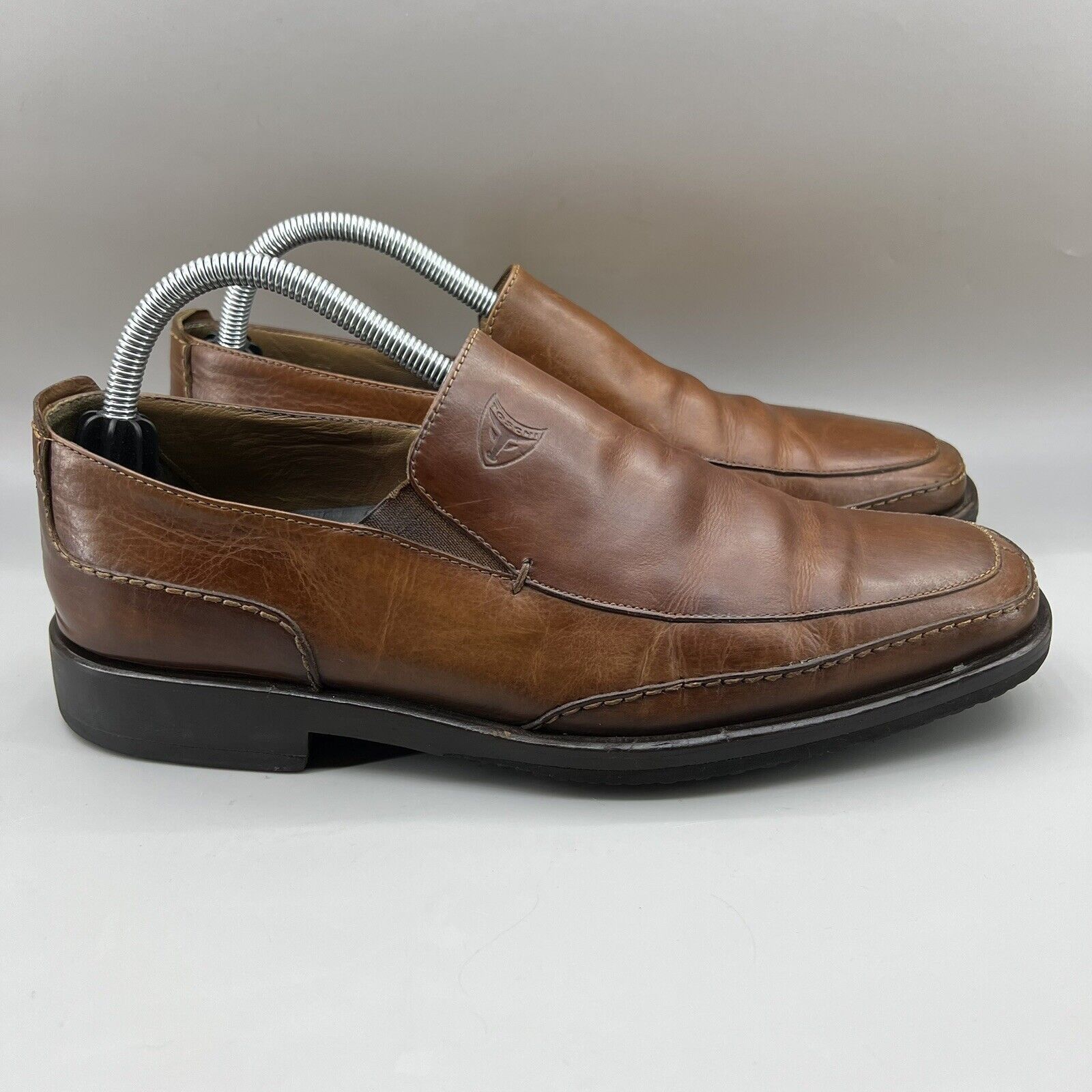 Michael Toschi Michael Toschi Slip On Loafers Men Size 8 Brown Leather Low Size US 8 / EU 41 - 1 Thumbnail