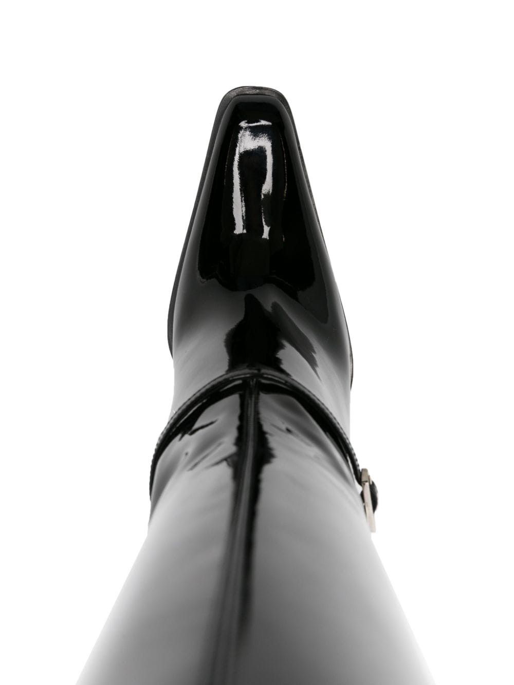 Saint Laurent Paris o1bcso1str1224 Nina 110 Boot Vern Grupy in Black Size US 9 / IT 39 - 4 Thumbnail