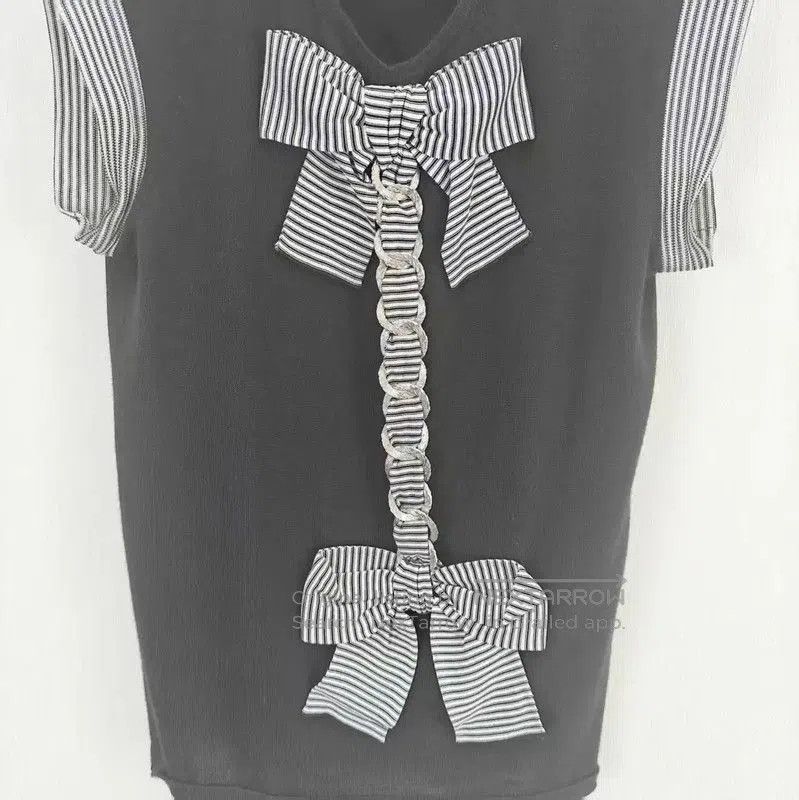 Chanel Chanel Black and Gray Silk Blend Sweater . Size M / US 6-8 / IT 42-44 - 5 Thumbnail