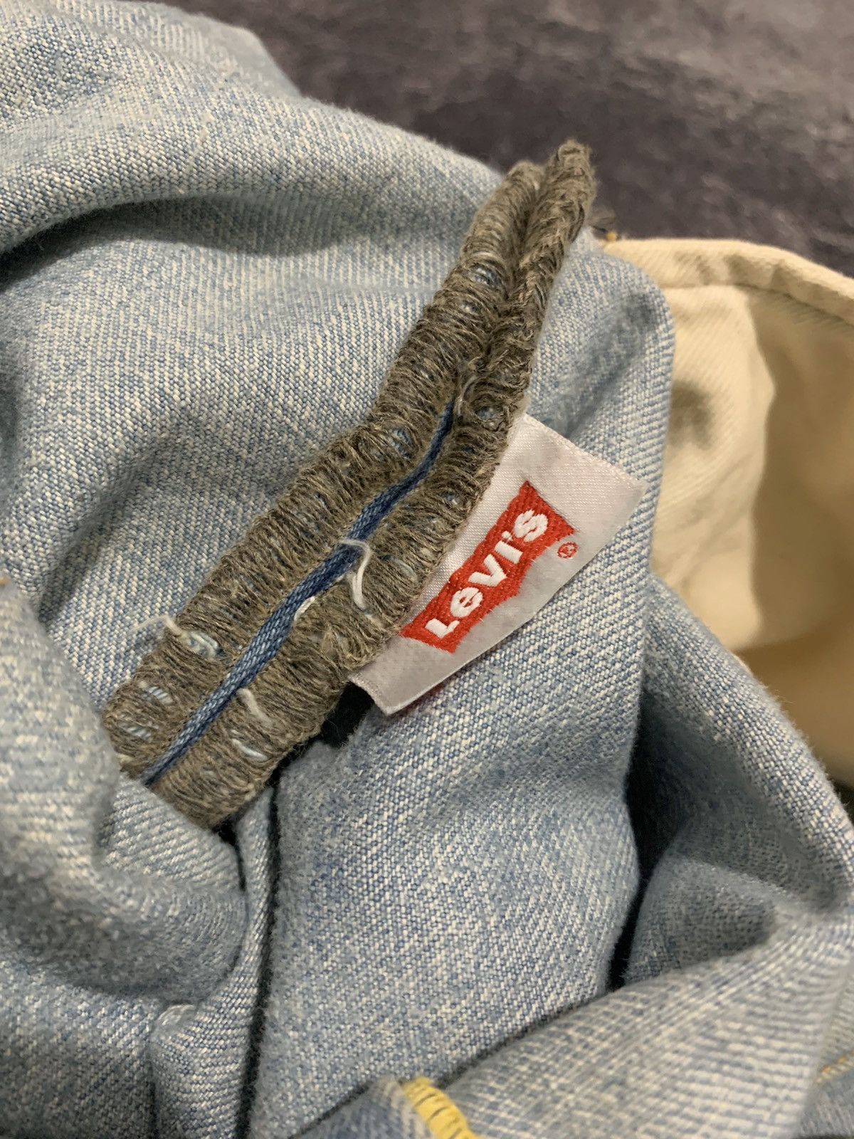 Levi's Denim pants Levi’s 501 ripped vintage Size US 32 / EU 48 - 9 Thumbnail