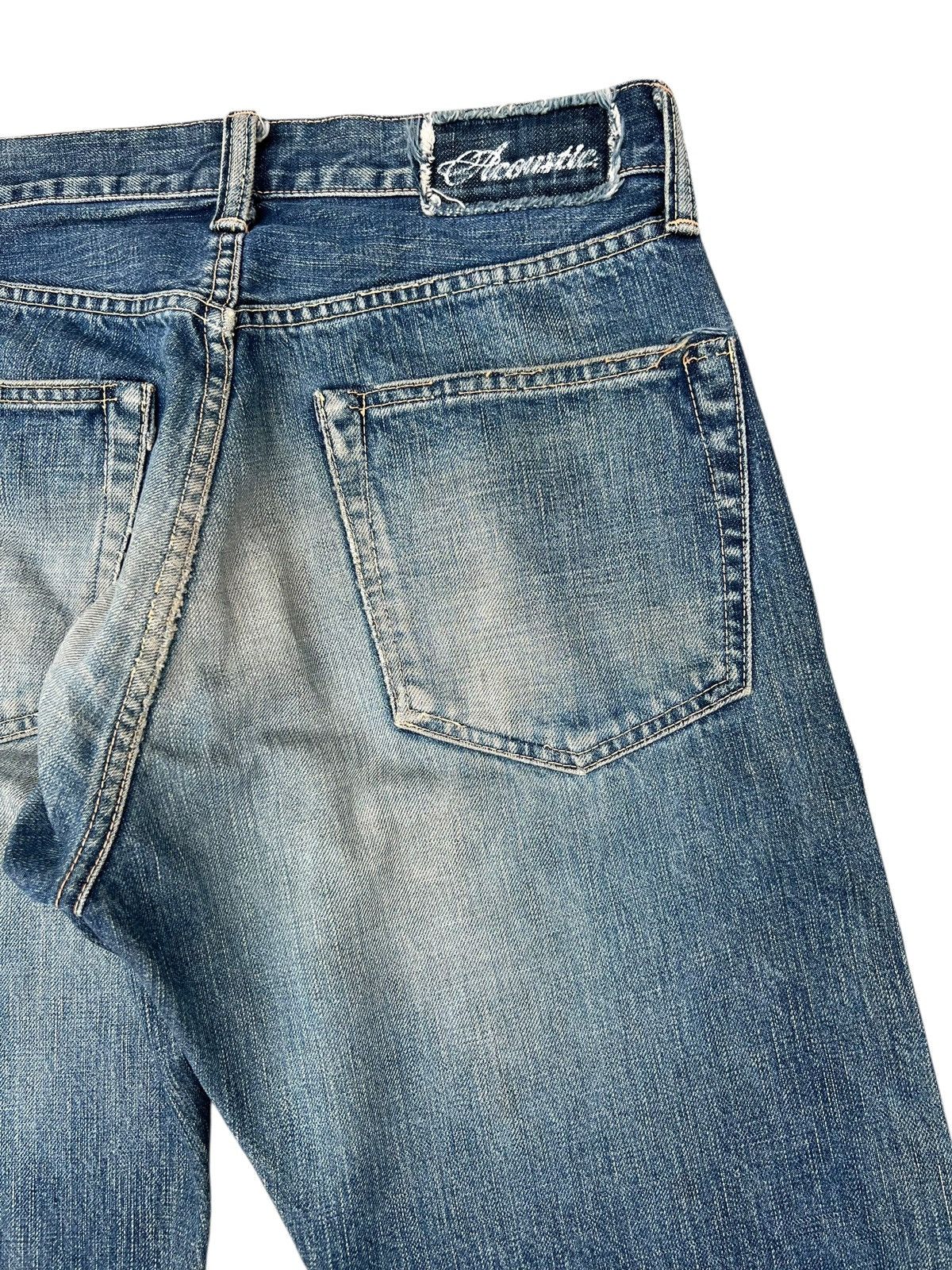 Shellac Vintage Acoustic Japan Hidden Rivet Mud Denim Selvedge Jeans Size US 30 / EU 46 - 18 Thumbnail