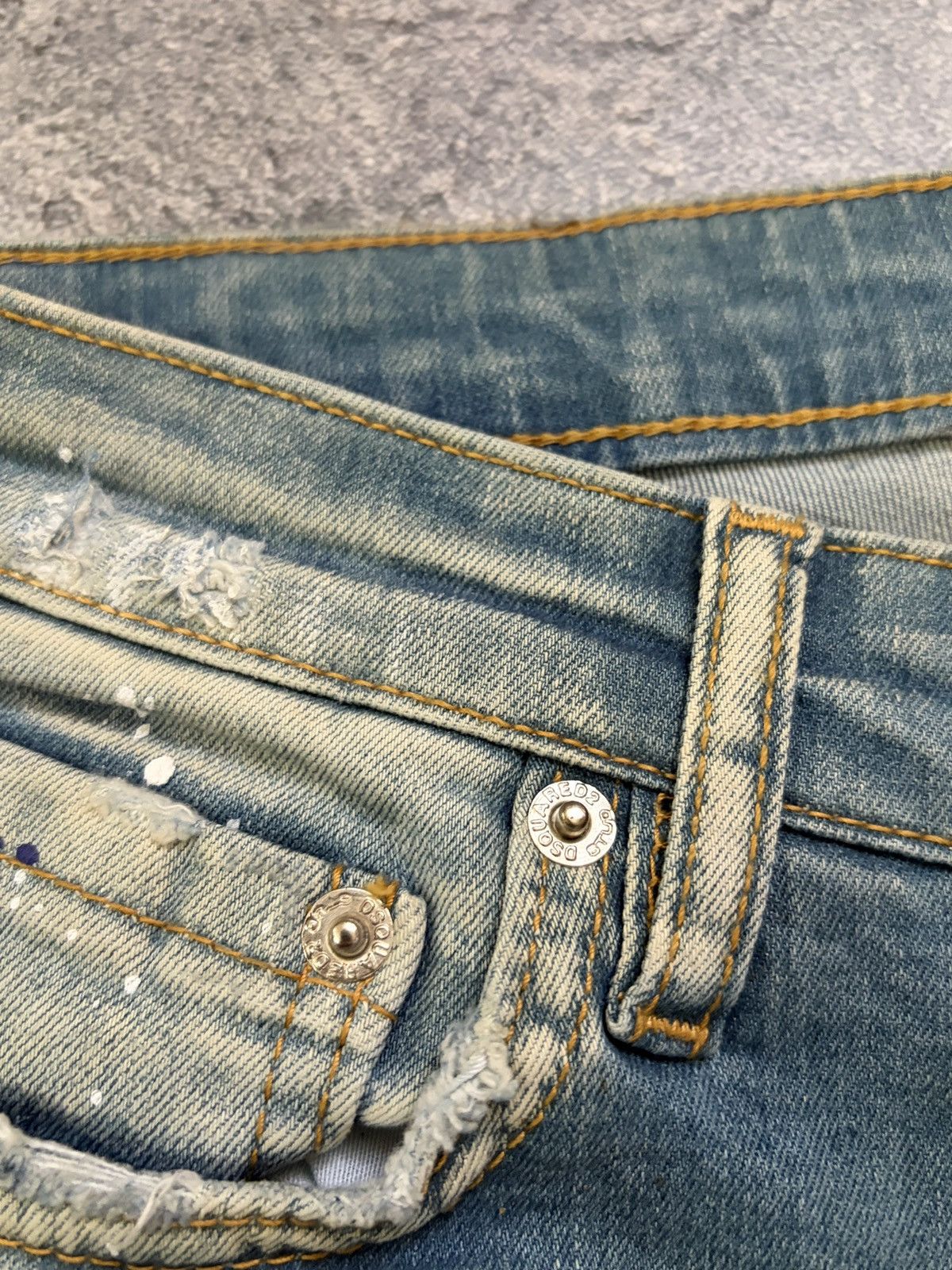 Dsquared2 Dsquared2 Women's Slim Distressed Jeans Blue 36 IT / 0 US Size 25" / US 0 / IT 36 - 9 Thumbnail
