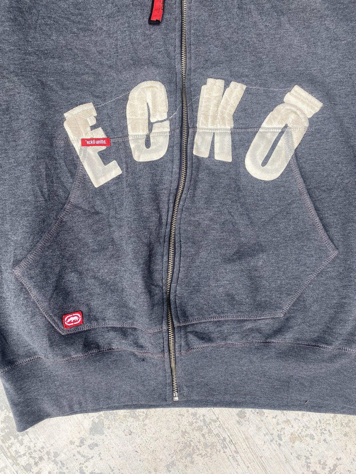 Ecko Unltd. Vintage ECKO Spellout Baggy Hoodies Size US XL / EU 56 / 4 - 7 Thumbnail