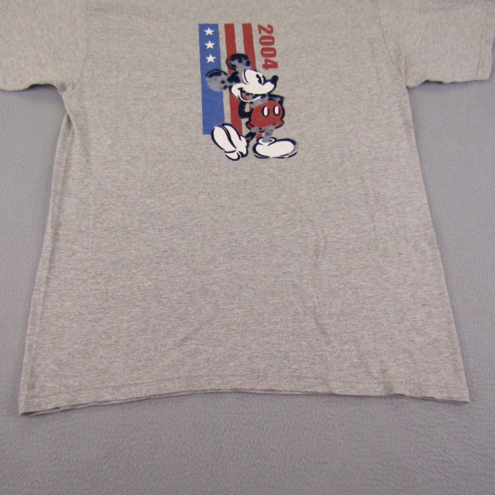 Disney VINTAGE Disney Shirt Men Large Gray Mickey Mouse USA Flag 2000s Tee Mens Large Gray Mickey Mouse USA Flag 2000s Shirt Size US L / EU 52-54 / 3 - 6 Thumbnail