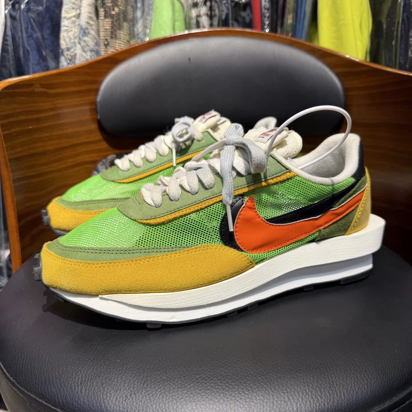 Nike sacai ldv yellow green 1.0 size 43 like new Size US 10 / EU 43 - 1 Thumbnail