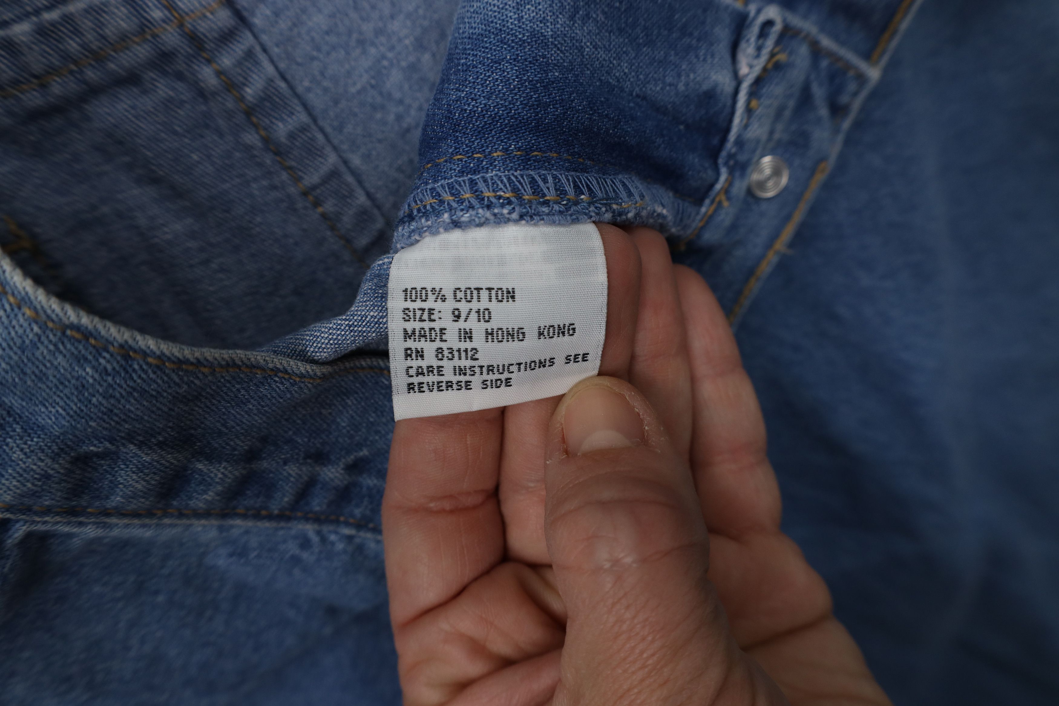 Vintage Deadstock Vintage 80s 90s Streetwear Relaxed Fit Jeans Blue Size 32" / US 10 / IT 46 - 9 Thumbnail