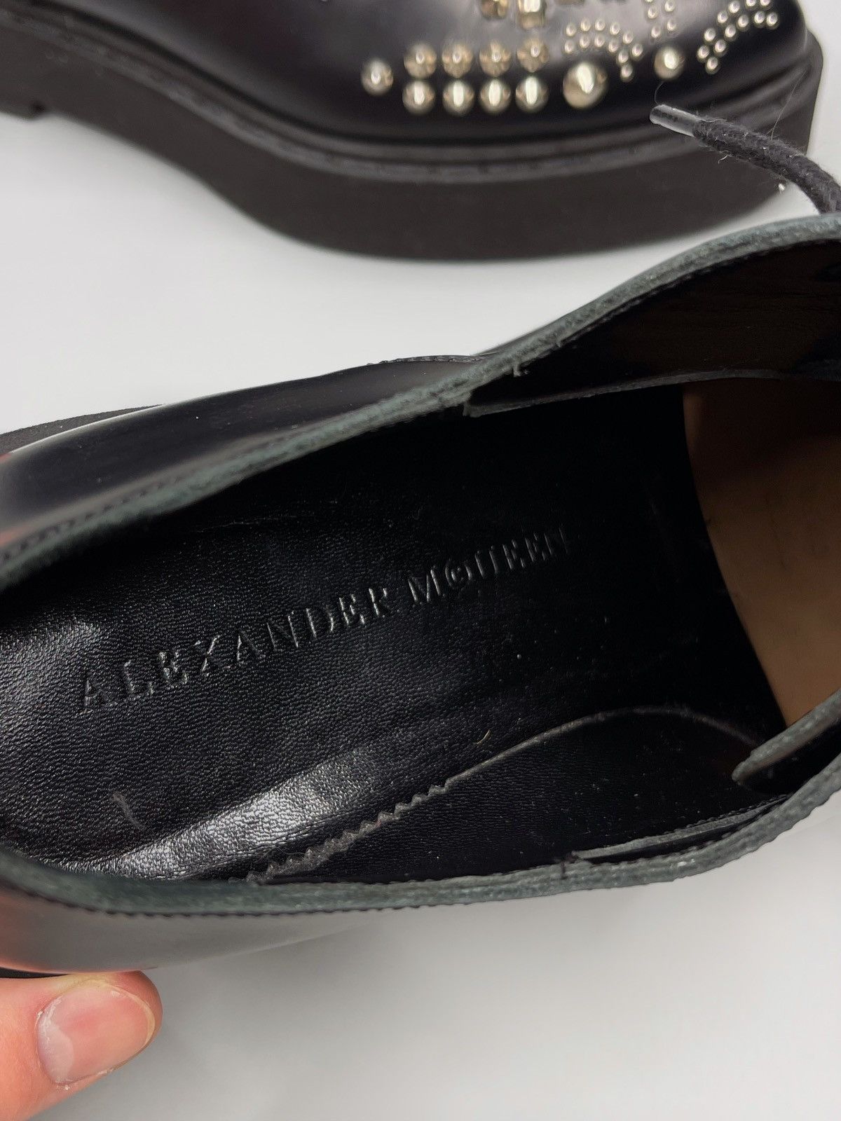 Alexander McQueen Alexander McQueen Studded Platform Shoes Size US 5.5 / EU 38 - 14 Thumbnail