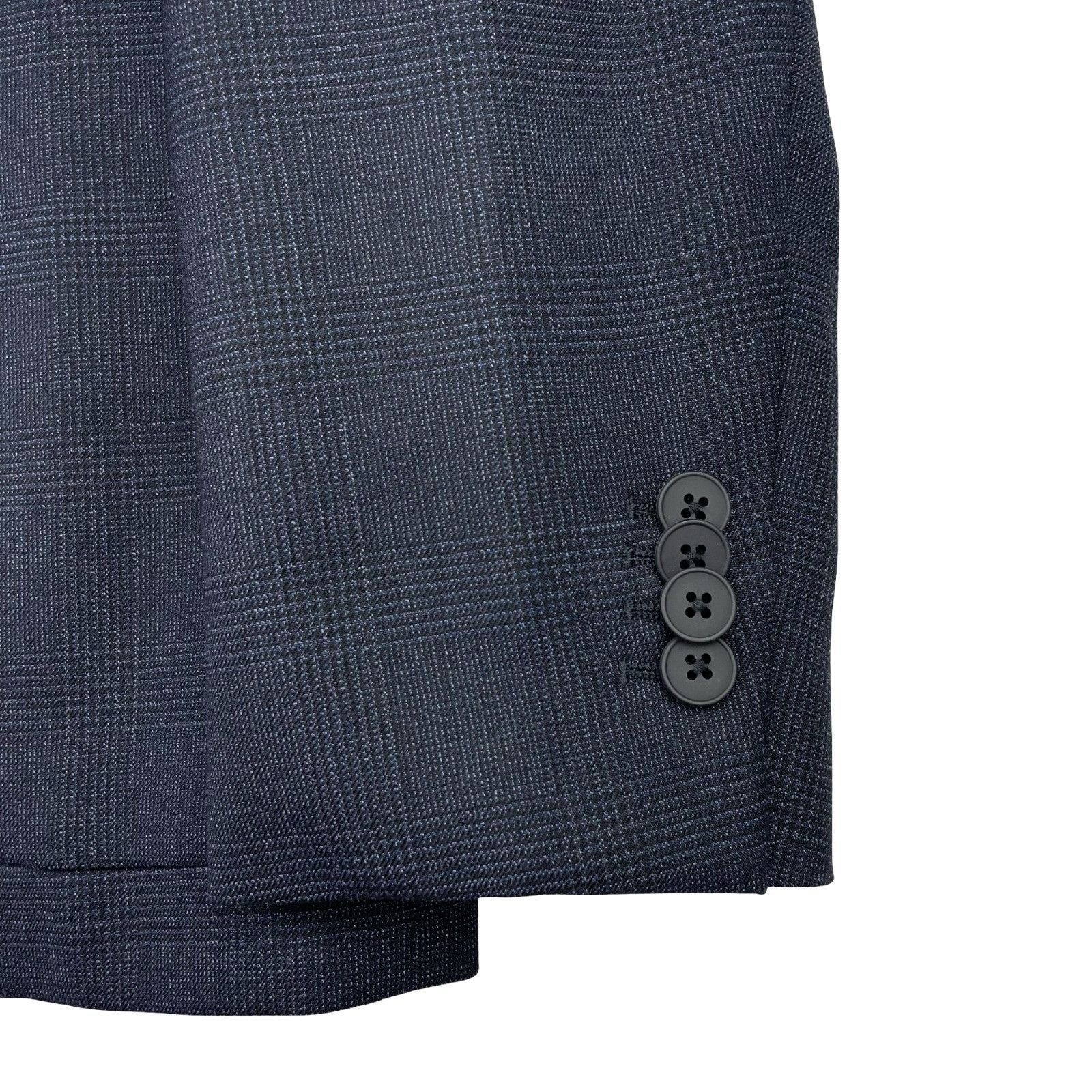 Banana Republic Banana Republic Men's Smart Weight Slim Fit Wool Suit Blue P Size 40L - 4 Thumbnail