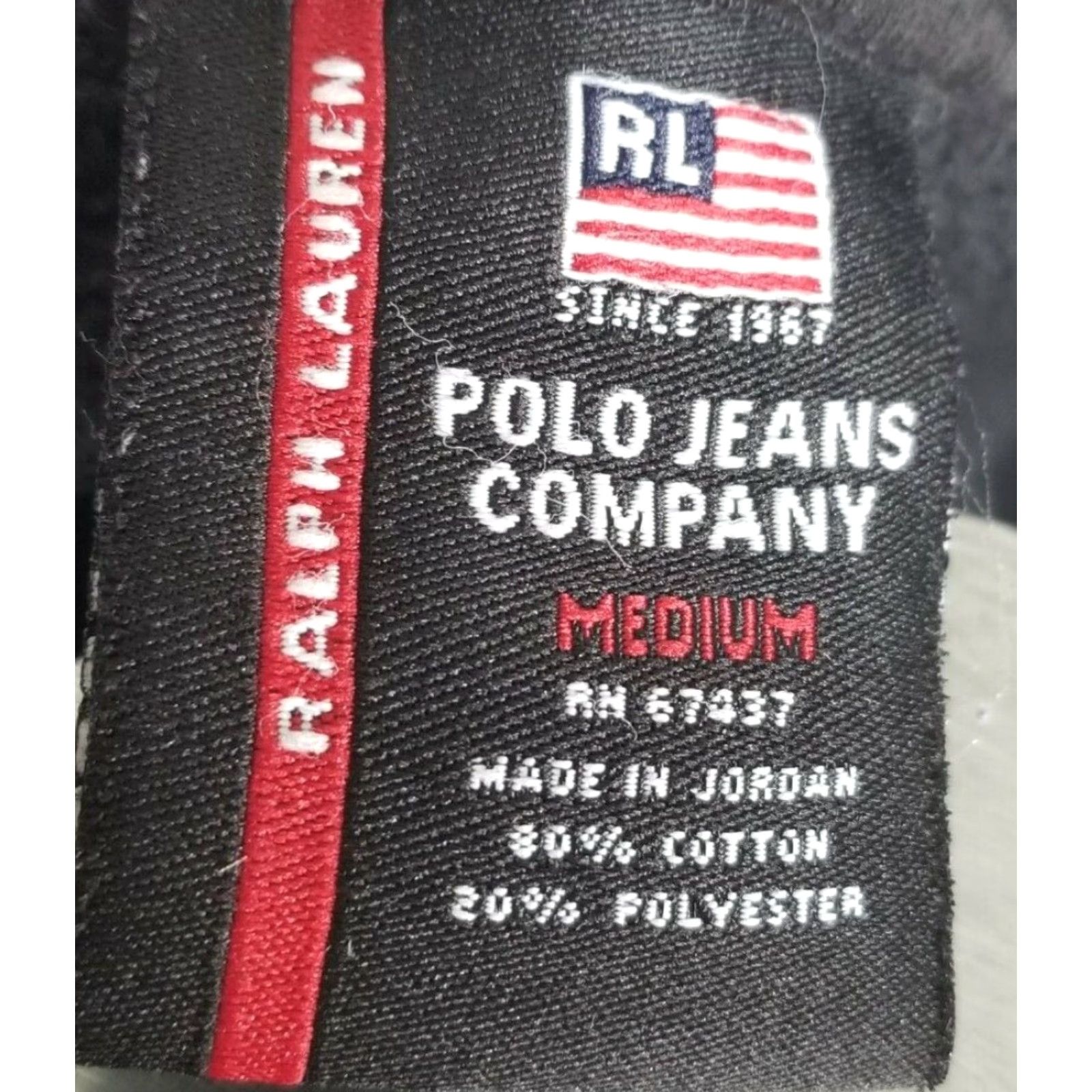 Polo Ralph Lauren VINTAGE Polo Jeans Ralph Lauren Sweater M Black Spellout Pullover Mens Size US M / EU 48-50 / 2 - 3 Thumbnail