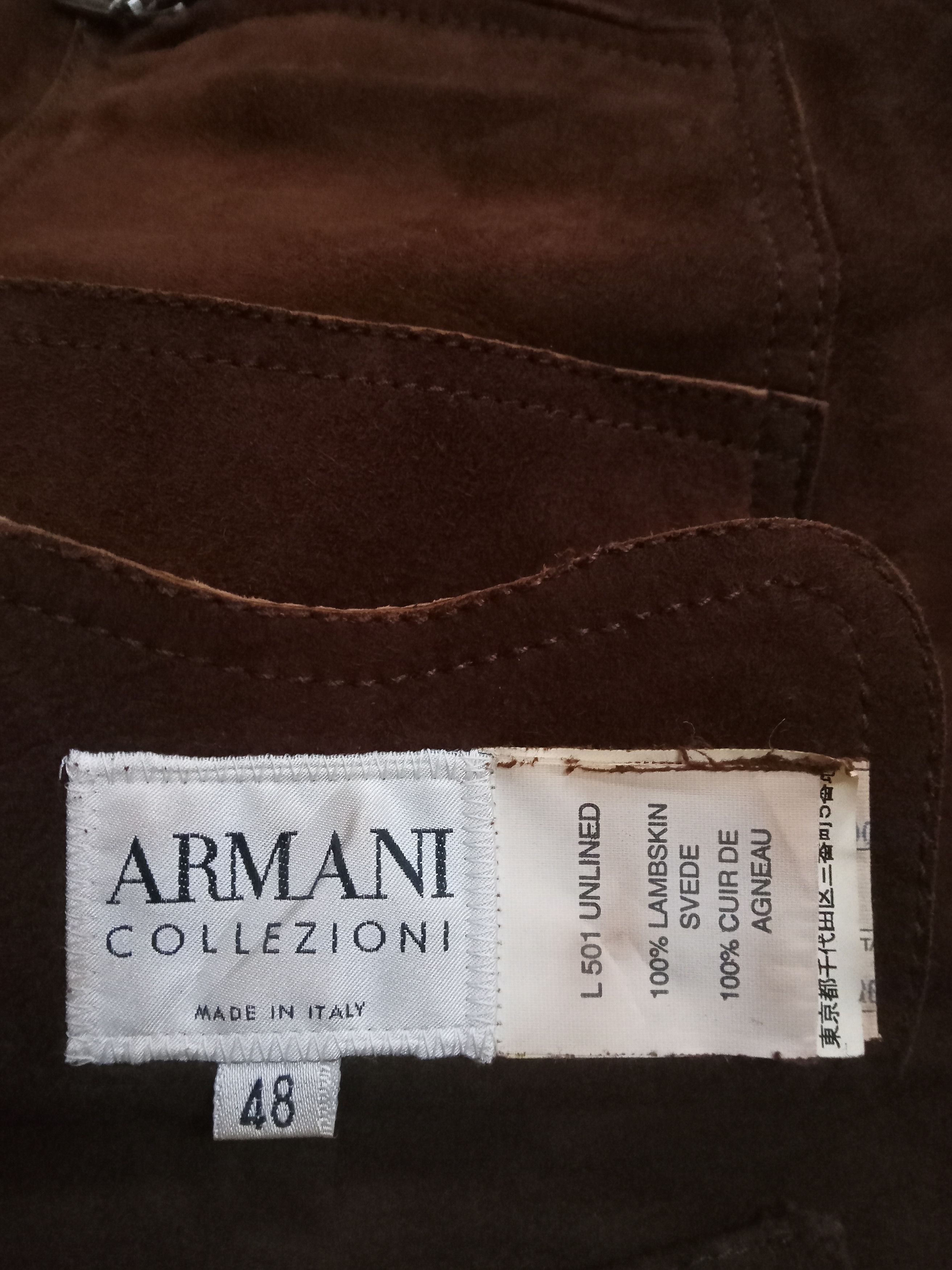 Giorgio Armani Armani Collezioni Giorgio Armani Reversible Leather Jacket Size US M / EU 48-50 / 2 - 5 Thumbnail
