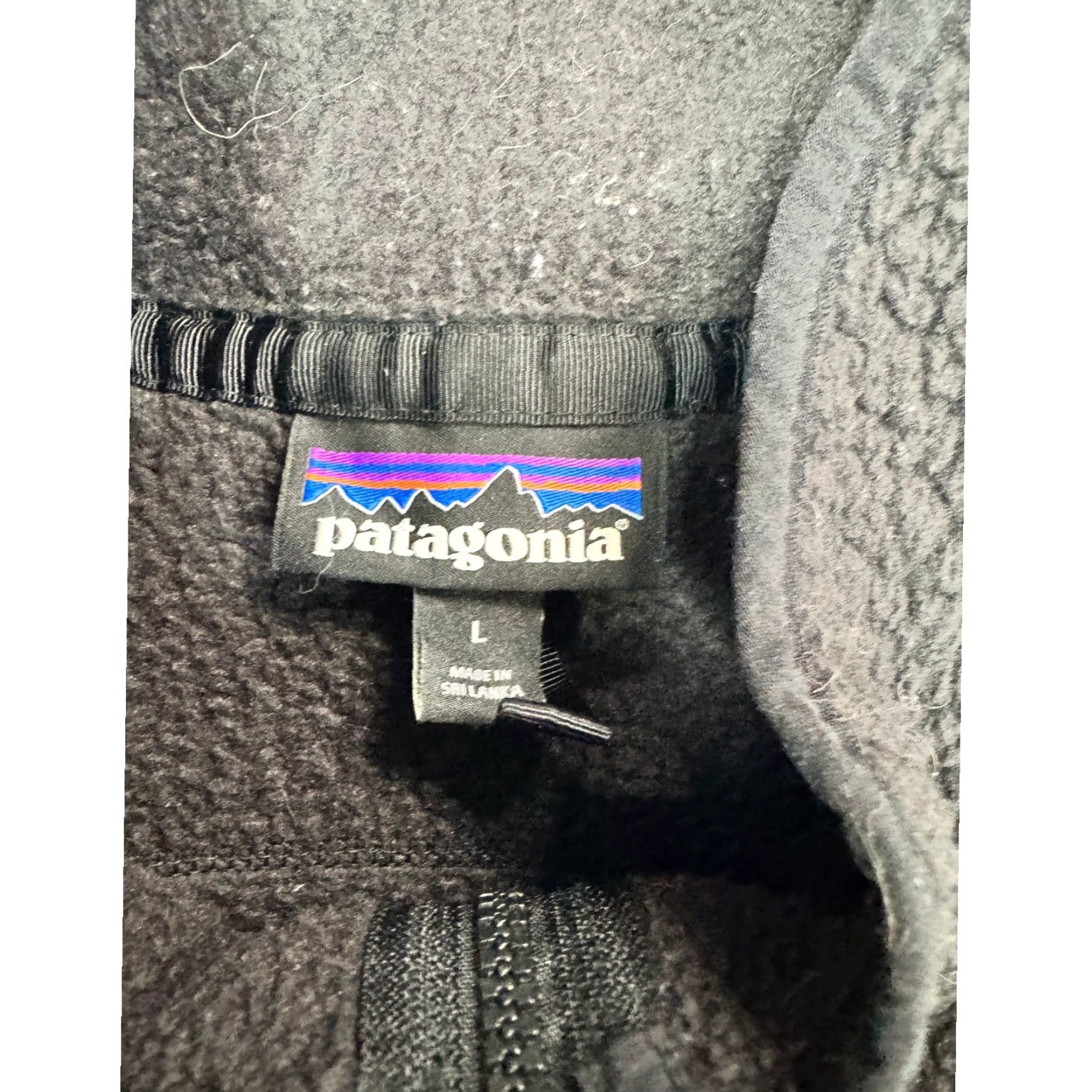 Patagonia Patagonia Mens Vest Full Zip Pile Retro Size L Black Size US L / EU 52-54 / 3 - 4 Thumbnail