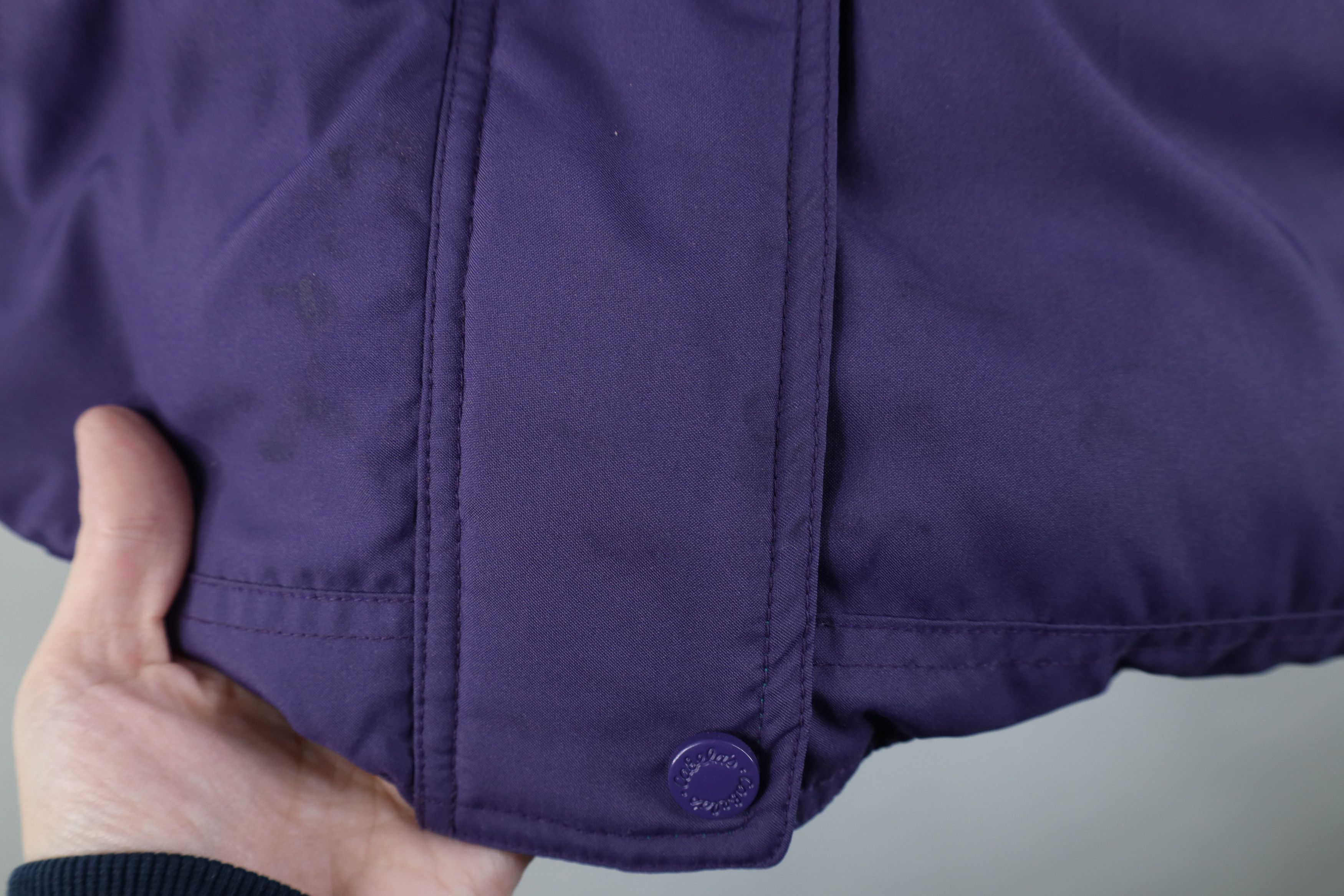Cabelas Vintage 90s Cabelas Duck Down Puffer Vest Jacket Purple Size XL / US 12-14 / IT 48-50 - 11 Thumbnail
