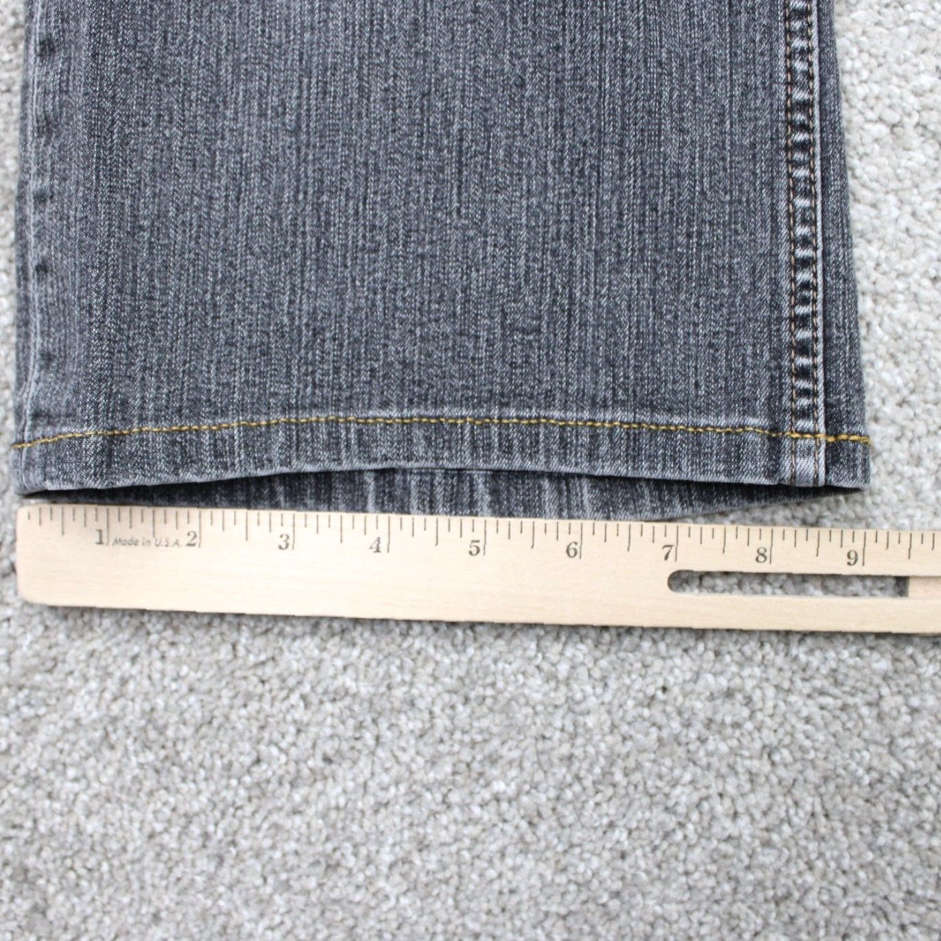 Vintage Jack of Spades Jeans Mens 40x28 Faded Black High Roller 5-Pocket Stretch Denim Jeans Size US 40 / EU 56 - 4 Thumbnail