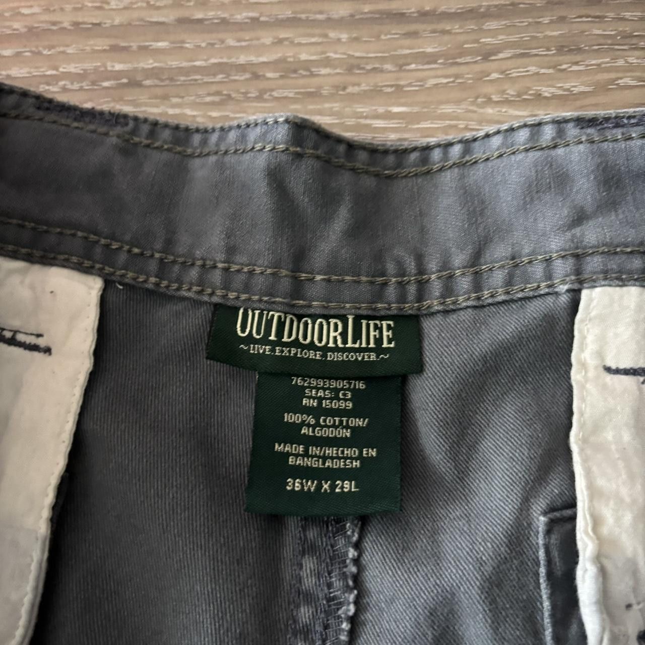 Vintage Crazy Vintage Y2K/20000s Baggy Grey Skater Style Cargo Pants! 36x29 Size US 36 / EU 52 - 6 Thumbnail