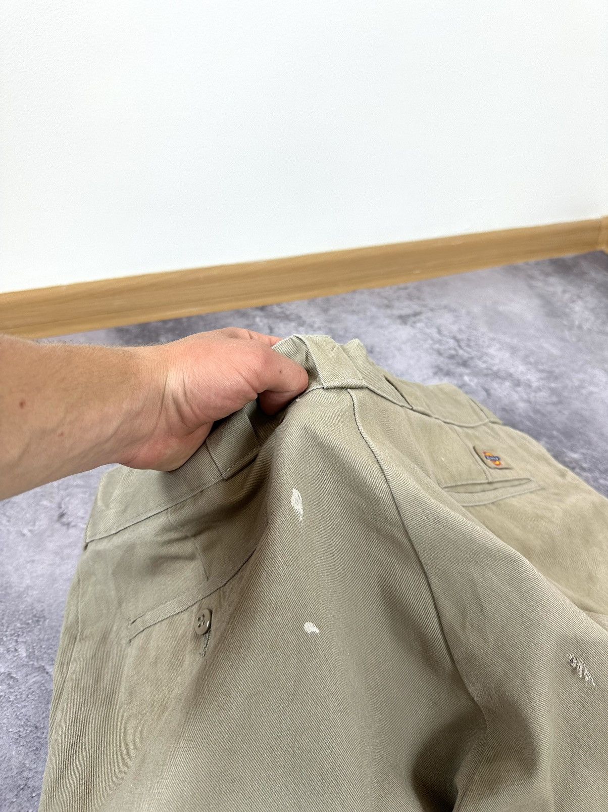 Dickies Vintage Dickies 874 Faded Beige Y2K Work Opium Skater Pants Size US 36 / EU 52 - 8 Thumbnail