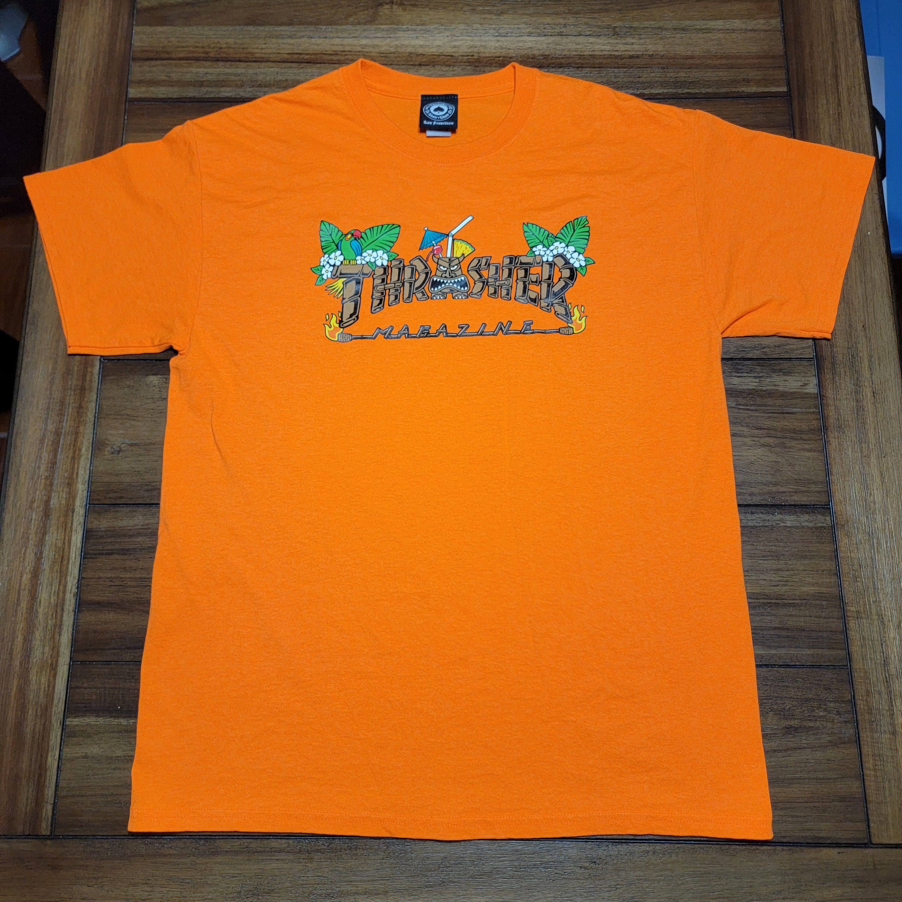 Thrasher Thrasher Magazine SS Unisex Tee Tropical Thrasher - Large Size US L / EU 52-54 / 3 - 1 Thumbnail