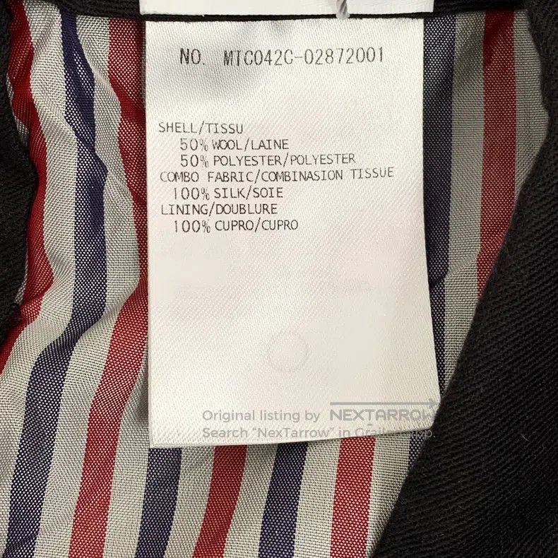 Thom Browne Thom Browne size 0 Black striped wool casual long pants Size US 38 / EU 54 - 7 Thumbnail