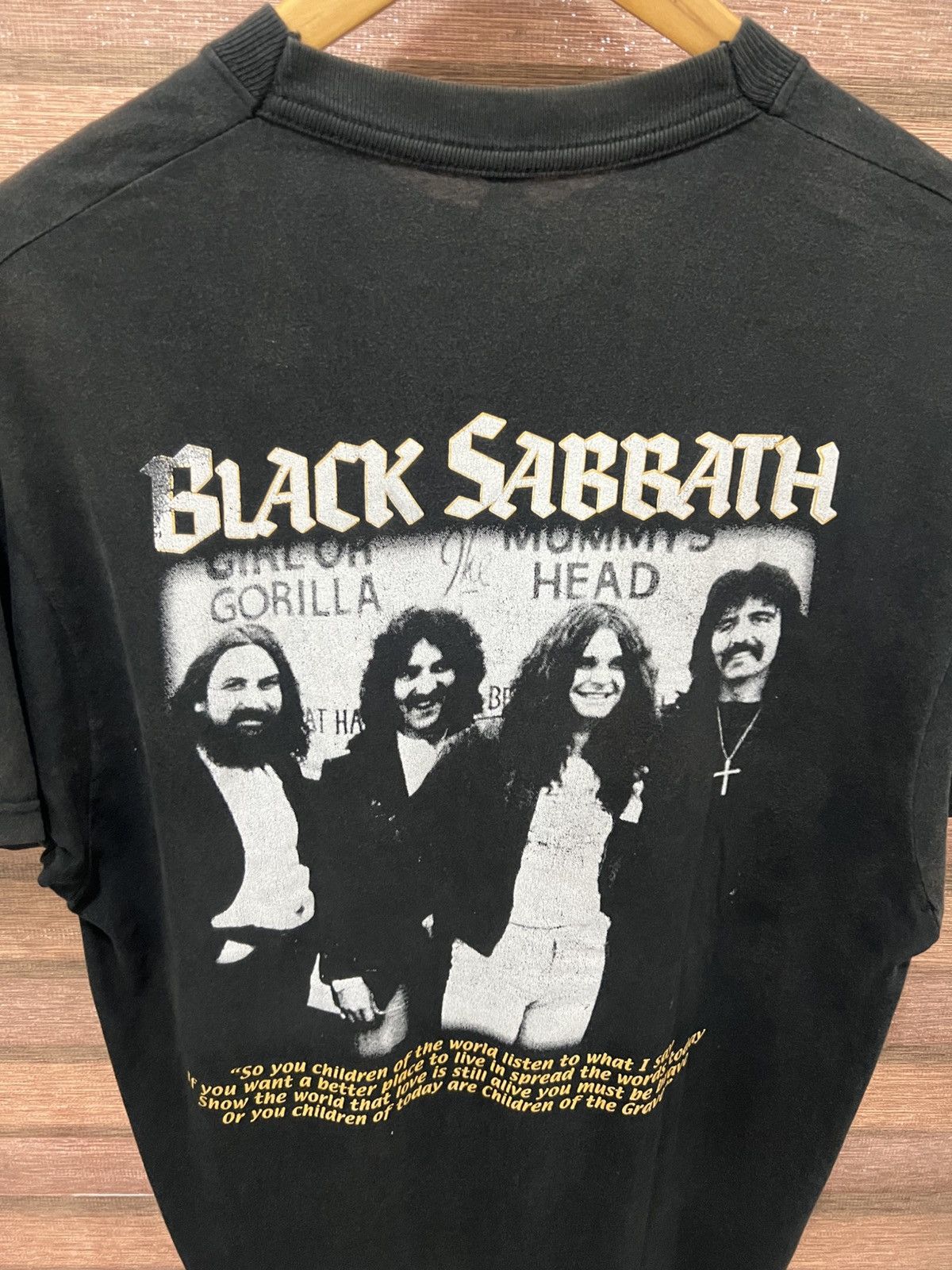 Band Tees × Vintage Vintage 90s Euro Black Sabbath Parking Lot Boot Size US L / EU 52-54 / 3 - 7 Thumbnail