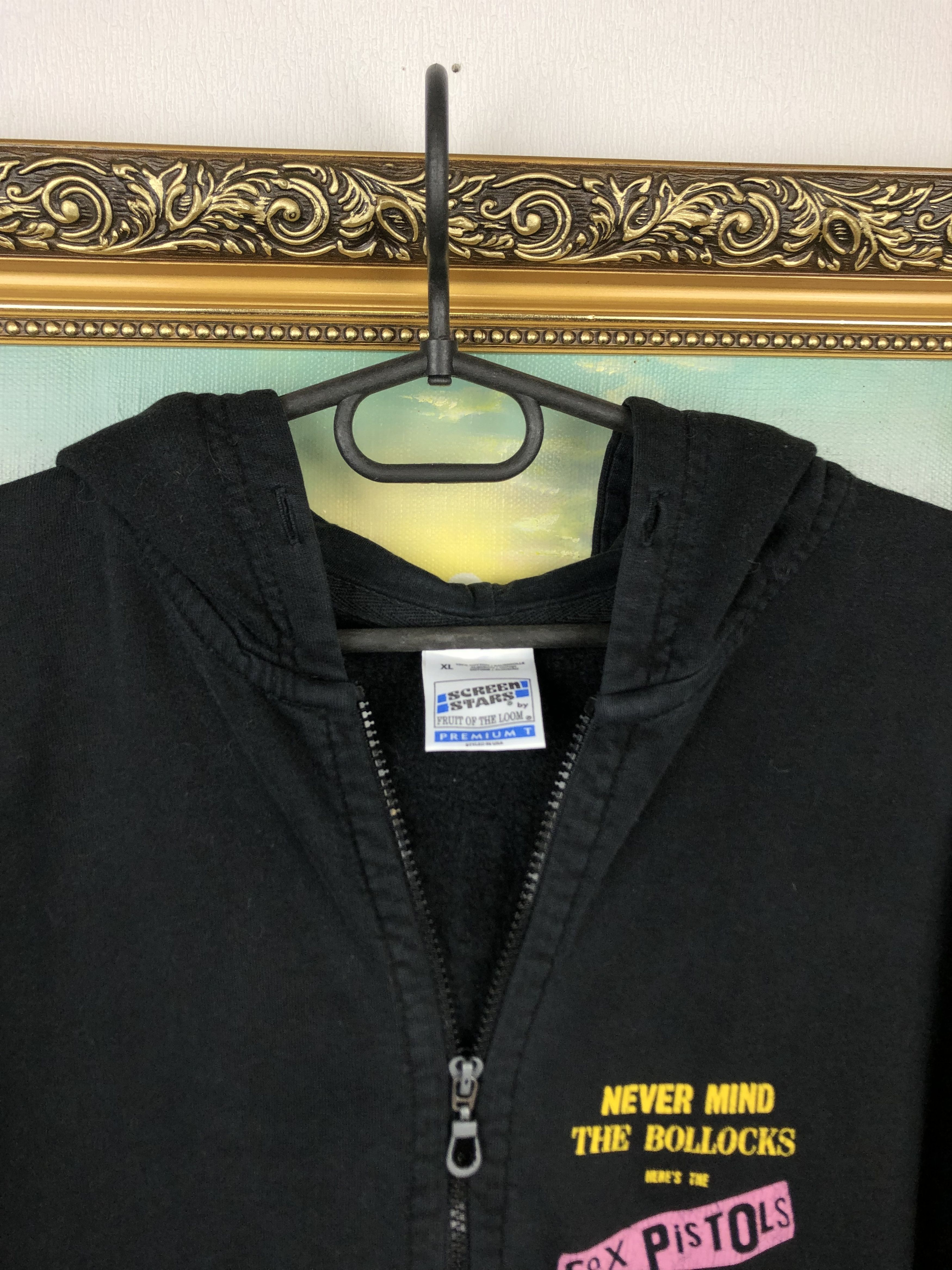 Vintage Vintage 90's Sex Pistols Rock Band Rare Hoodie Sweatshirt Size US L / EU 52-54 / 3 - 10 Thumbnail