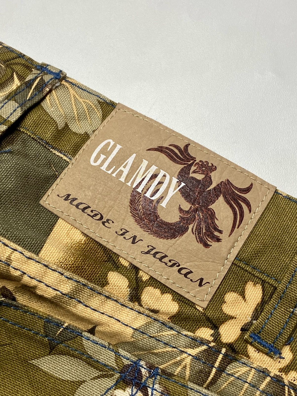 Japanese Brand × Vintage 2000s Glamdy - Fantasy Floral Flared Pants Size US 29 - 8 Thumbnail