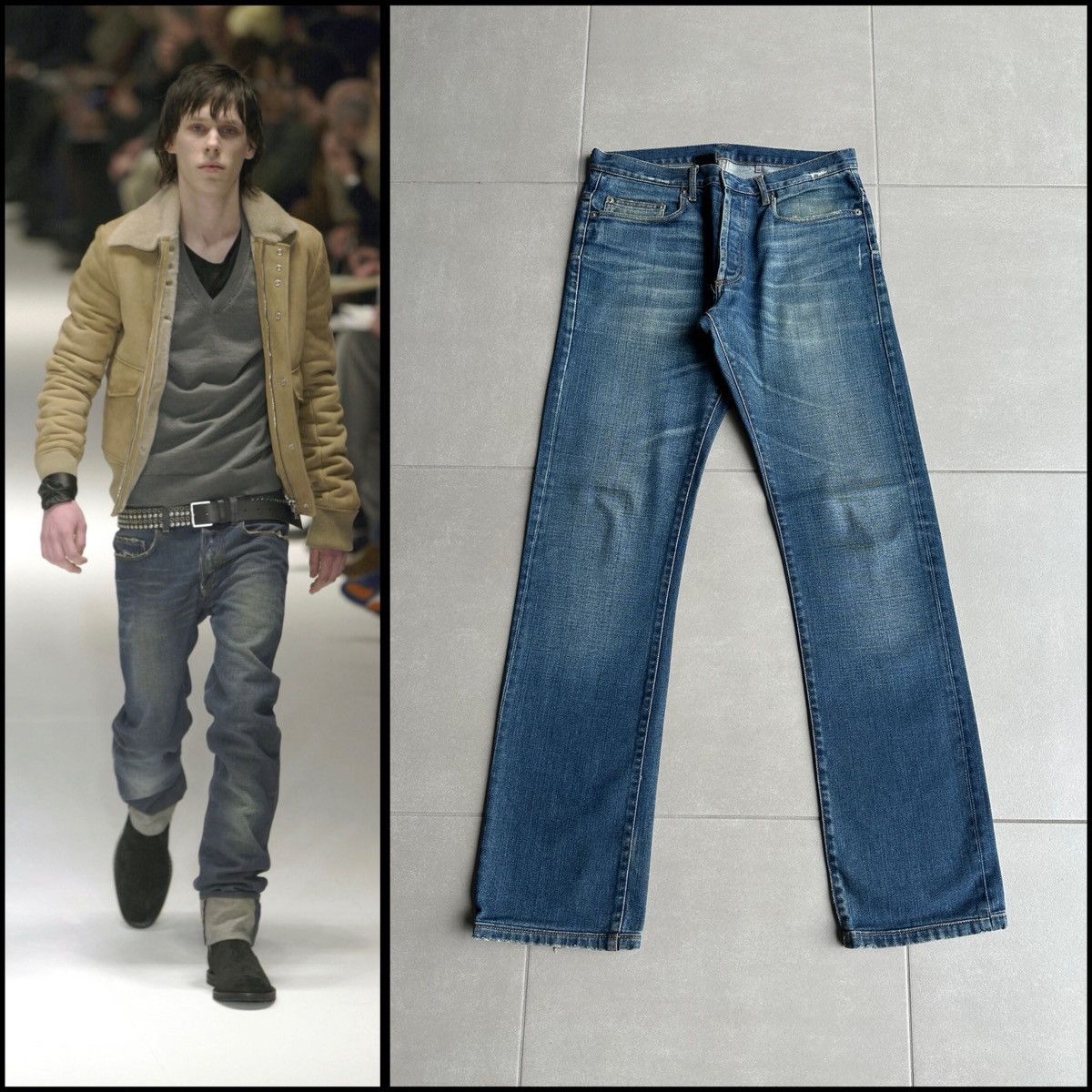 Dior × Hedi Slimane Dior Homme AW04 “Victim of the crime” waxed