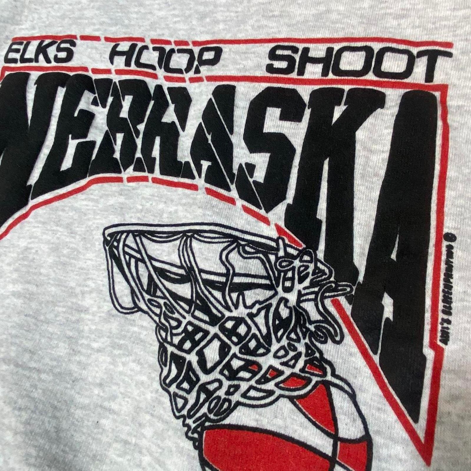 Jerzees 90s grey jerzees nebraska basketball Size US M / EU 48-50 / 2 - 2 Thumbnail