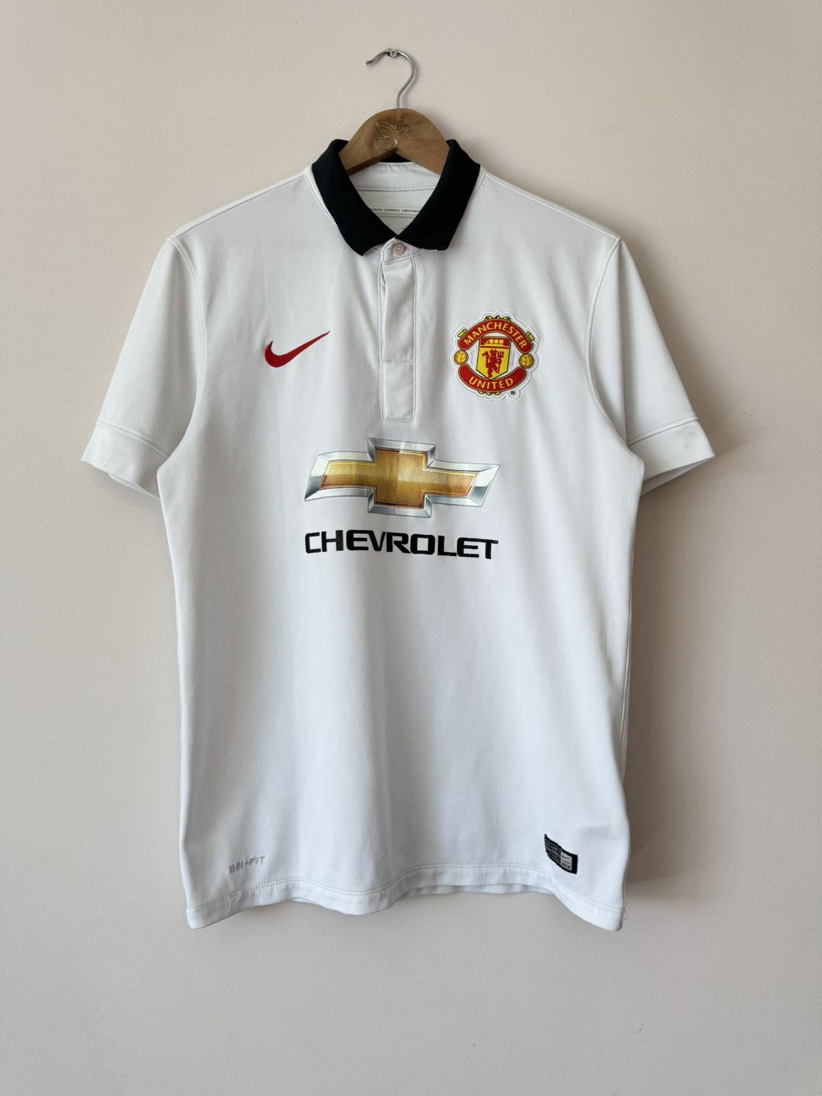 Nike Manchester United 2014-2015 Away Soccer Jersey Football Kit Size US M / EU 48-50 / 2 - 1 Thumbnail