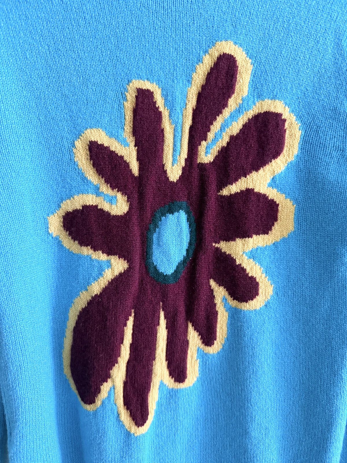 Marni STEAL! Marni 70’s Flower Cashmere Sweater Size US S / EU 44-46 / 1 - 3 Thumbnail