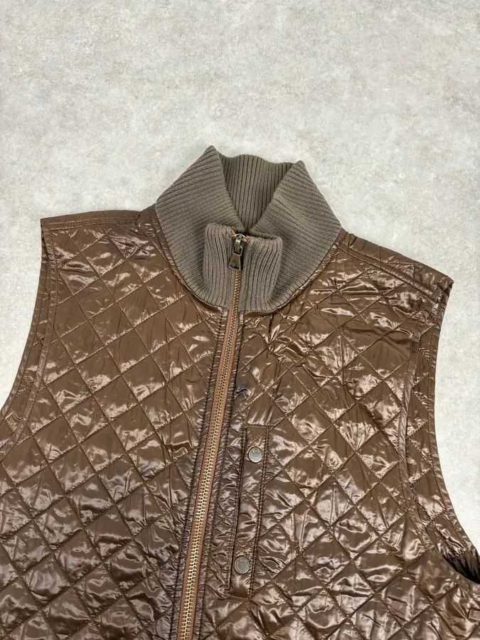 Dolce & Gabbana 2000s Dolce & Gabbana Brown Quilted Nylon Vest Size US M / EU 48-50 / 2 - 4 Thumbnail