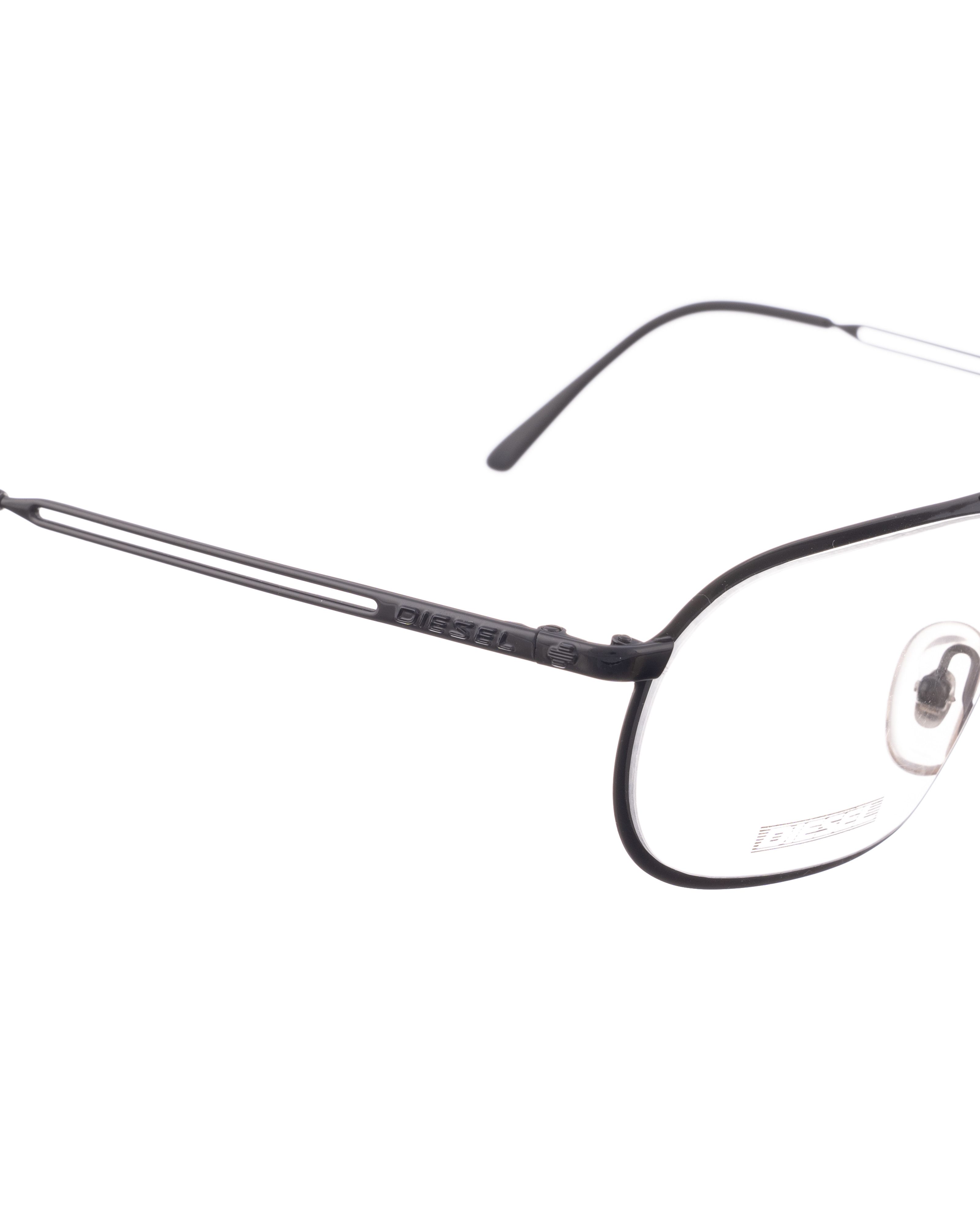 Diesel Diesel 00s Aviator Oversize Metal Black Glasses Size ONE SIZE - 3 Thumbnail