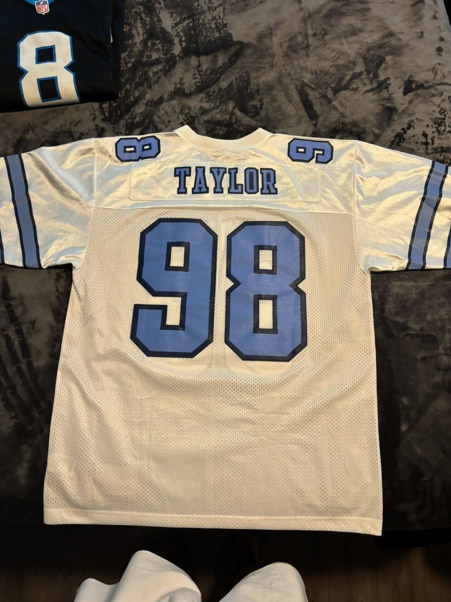 Nike Vintage Nike Mesh Lawrence Taylor UNC Jersey Size US XL / EU 56 / 4 - 2 Thumbnail
