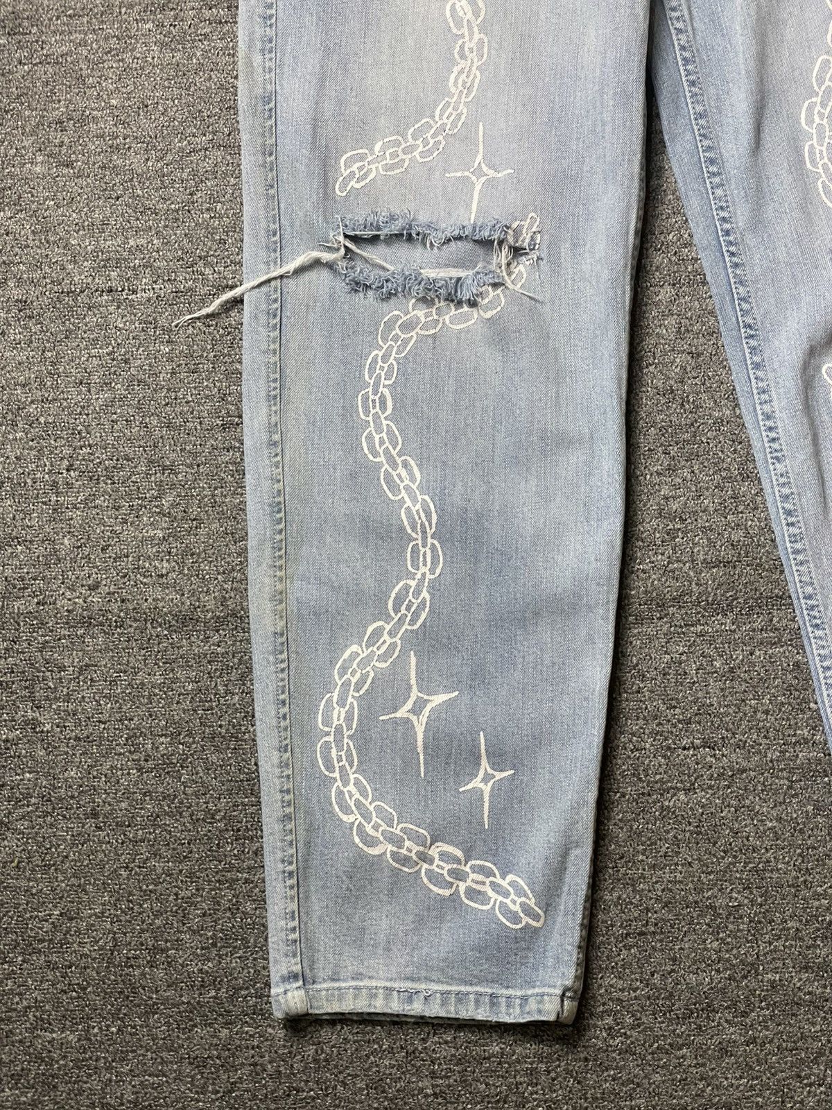 Japanese Brand × Vintage SALEM7 Morningstar Denim Jeans (92) Size US 32 / EU 48 - 3 Thumbnail
