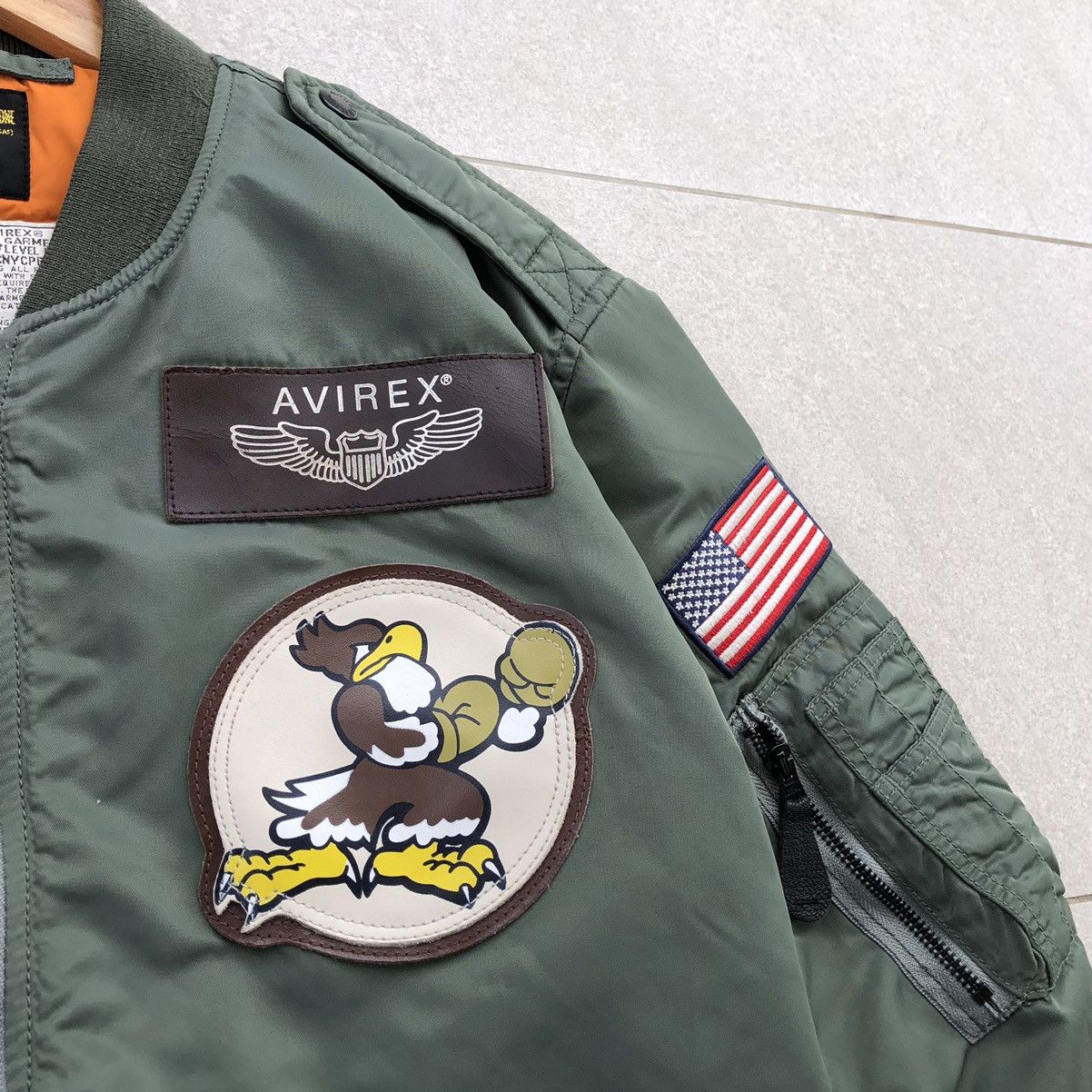 Avirex Avirex MA-1 Patches Logo Flight Military Bomber Jackets Size US M / EU 48-50 / 2 - 11 Thumbnail