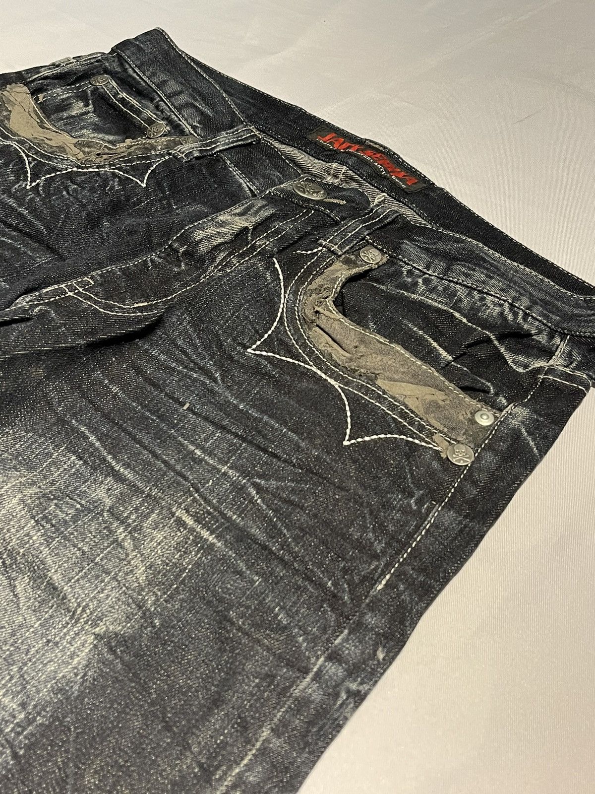 Japanese Brand × Vintage Vintage Denim Jack Serika Japanese Brand Distressed Jeans Size US 30 / EU 46 - 7 Thumbnail