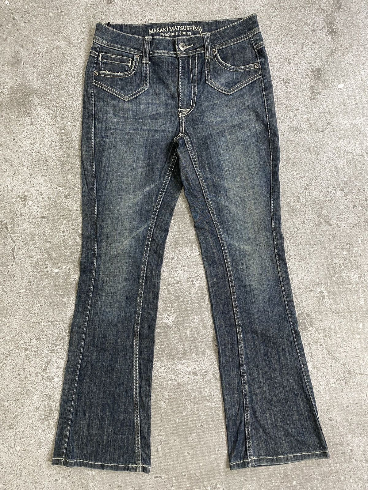 Masaki Matsushima Masaki Matsushima Mud Wash Flare Jeans Size US 30 / EU 46 - 1 Thumbnail