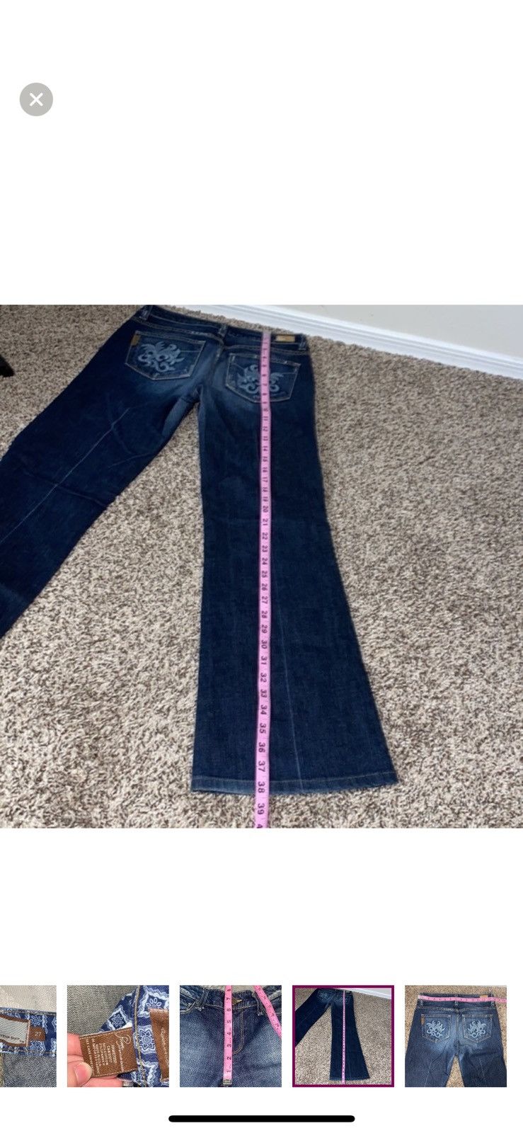 Paige Paige Robertson flare jeans size 4 Size 27" / US 4 / IT 40 - 9 Thumbnail