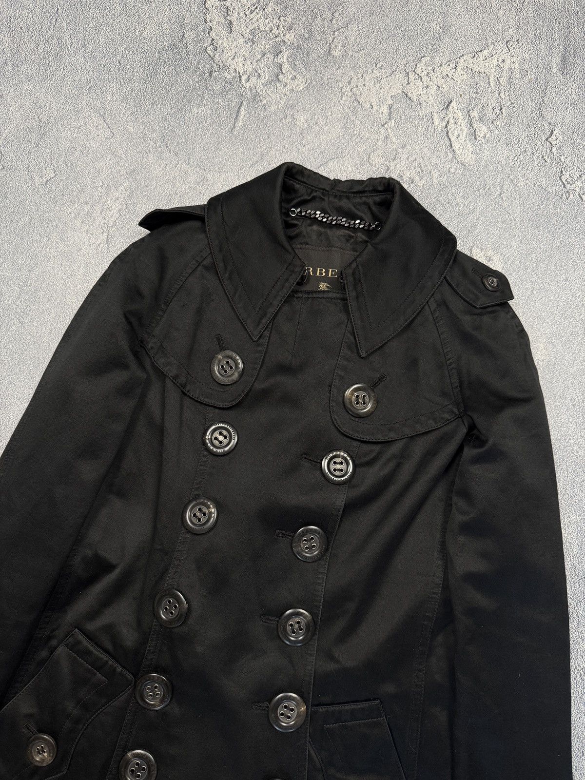 Burberry Rare Burberry Black Long Trench Coat Size XS / US 0-2 / IT 36-38 - 3 Thumbnail