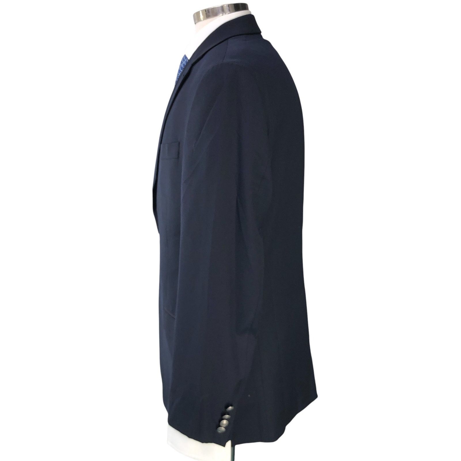 Michael Kors Michael Kors Size 40L Blazer Jacket Navy Blue Gold Button Size 40L - 7 Thumbnail