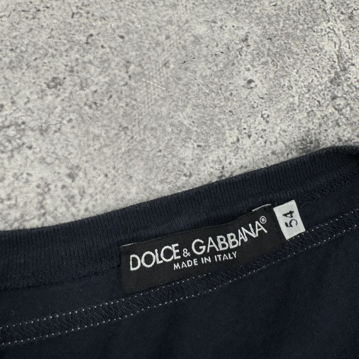 Dolce & Gabbana × Vintage Dolce & Gabbana D&G Blue Luxury T Shirt Size US L / EU 52-54 / 3 - 8 Thumbnail