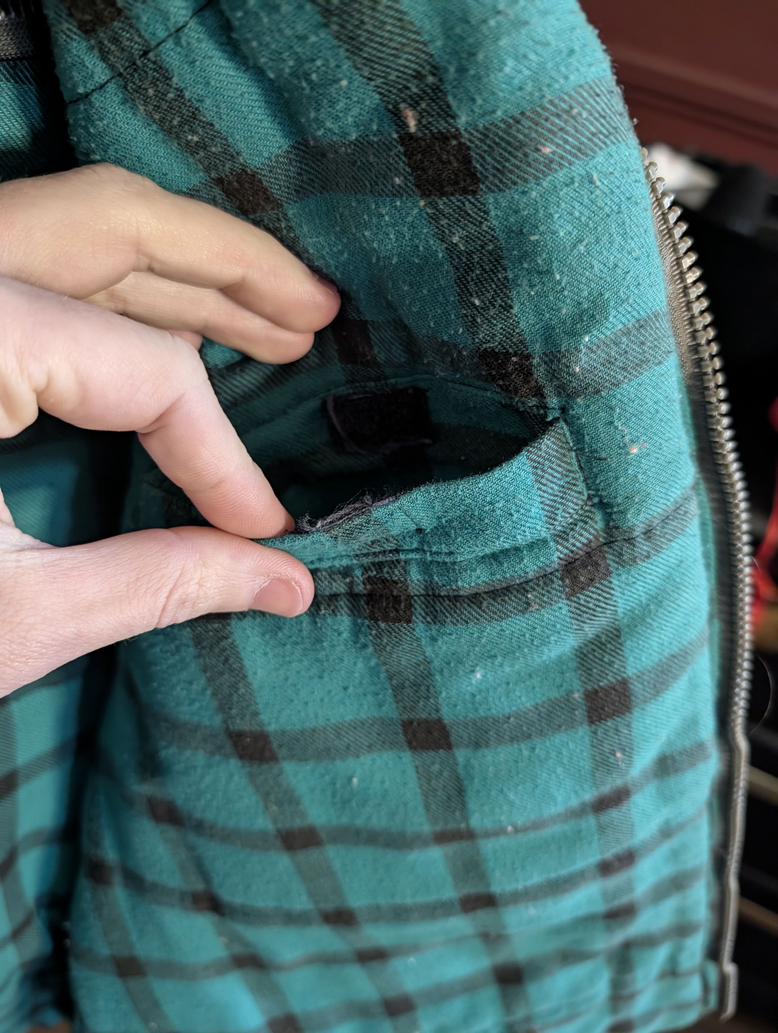 Other COACH IN FOUR SEASONS Vtg flannel lined zip-up vest Size US M / EU 48-50 / 2 - 12 Thumbnail